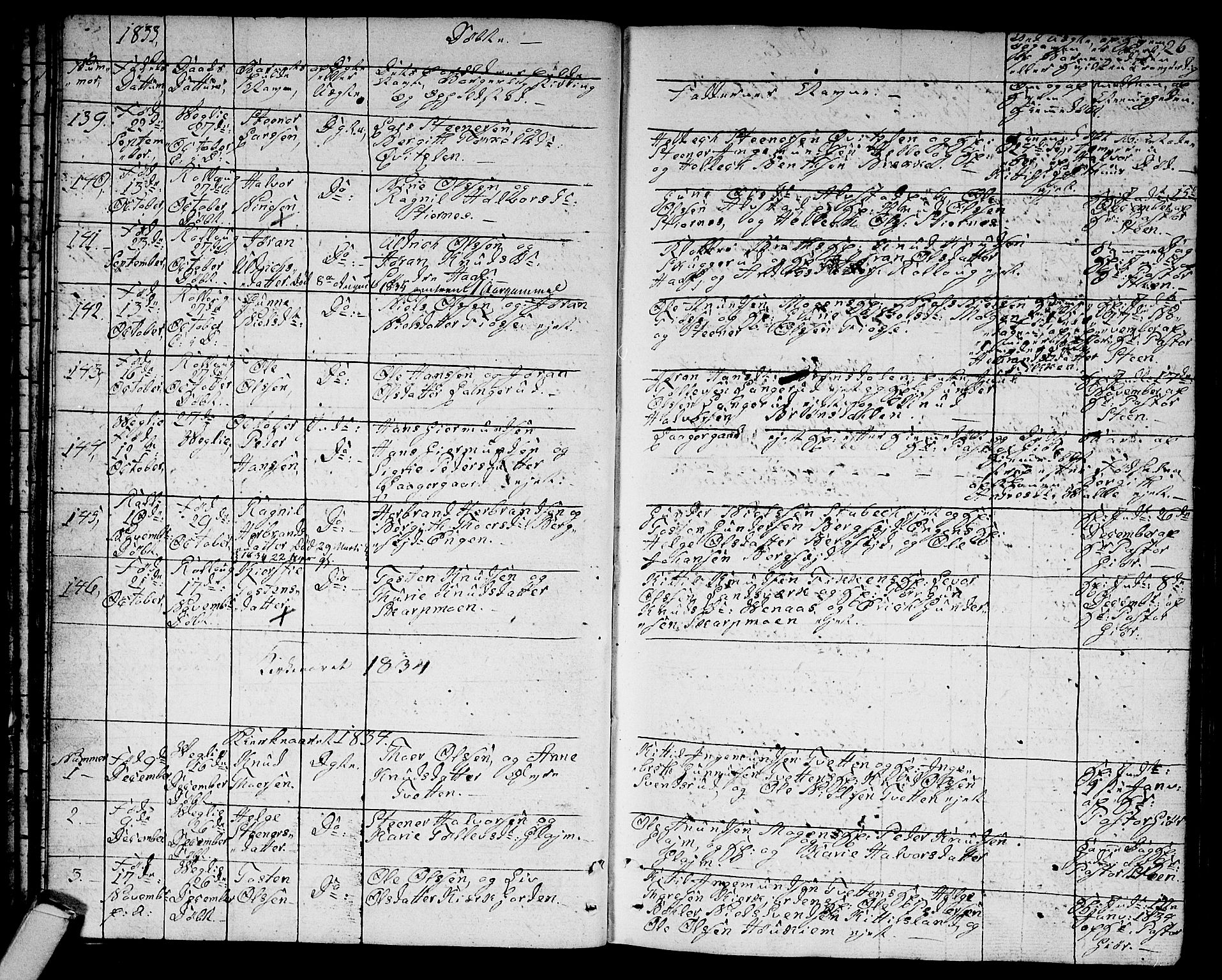 Rollag kirkebøker, SAKO/A-240/G/Ga/L0002: Parish register (copy) no. I 2, 1831-1856, p. 26