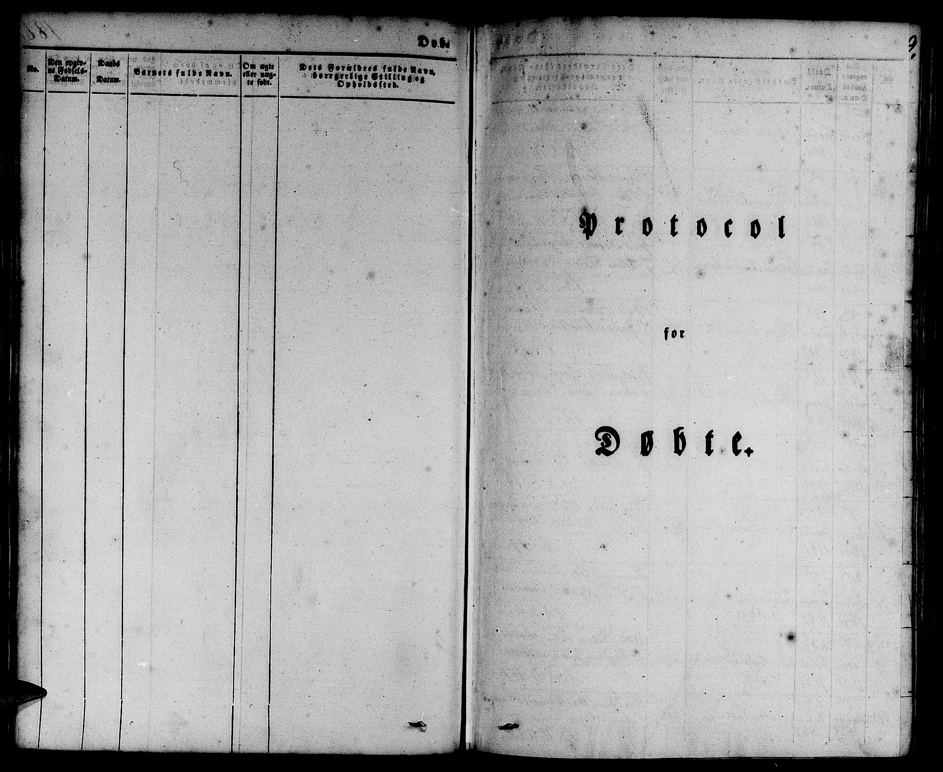 Nykirken Sokneprestembete, SAB/A-77101/H/Hab: Parish register (copy) no. B 1, 1842-1858