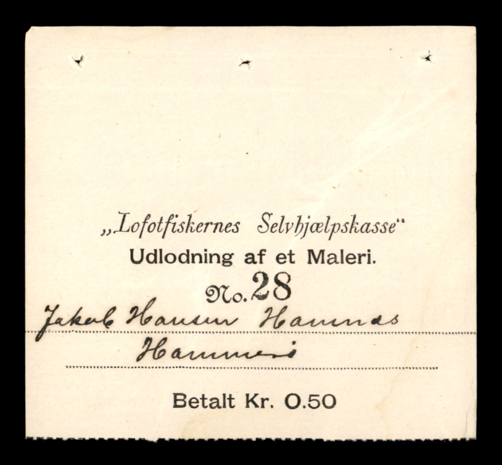 Oppsynssjefen ved Lofotfisket, AV/SAT-A-6224/D/L0178: Lofotfiskernes Selvhjelpskasse, 1880-1906, p. 515