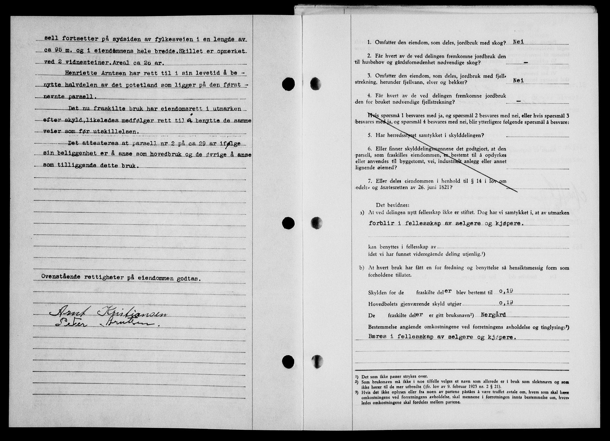 Lofoten sorenskriveri, SAT/A-0017/1/2/2C/L0003a: Mortgage book no. 3a, 1937-1938, Diary no: : 2663/1937