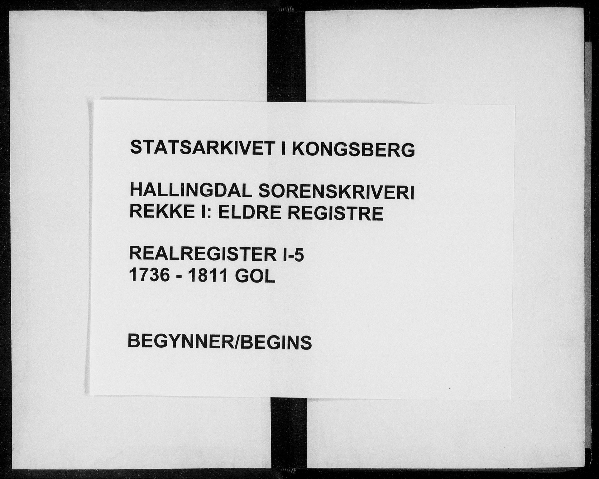 Hallingdal sorenskriveri, SAKO/A-121/G/Gb/Gba/L0005: Mortgage register no. I 5, 1736-1811