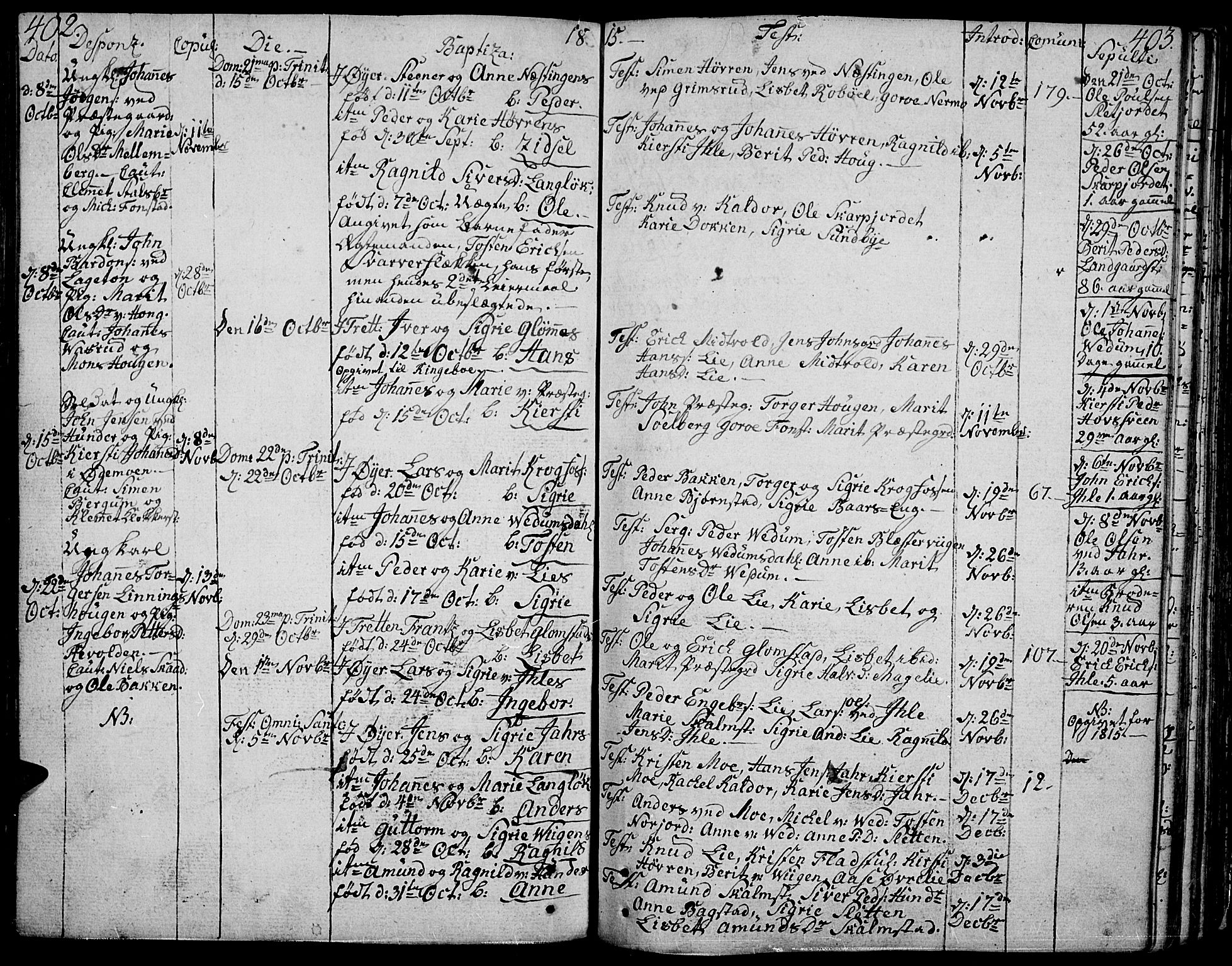 Øyer prestekontor, SAH/PREST-084/H/Ha/Haa/L0003: Parish register (official) no. 3, 1784-1824, p. 402-403