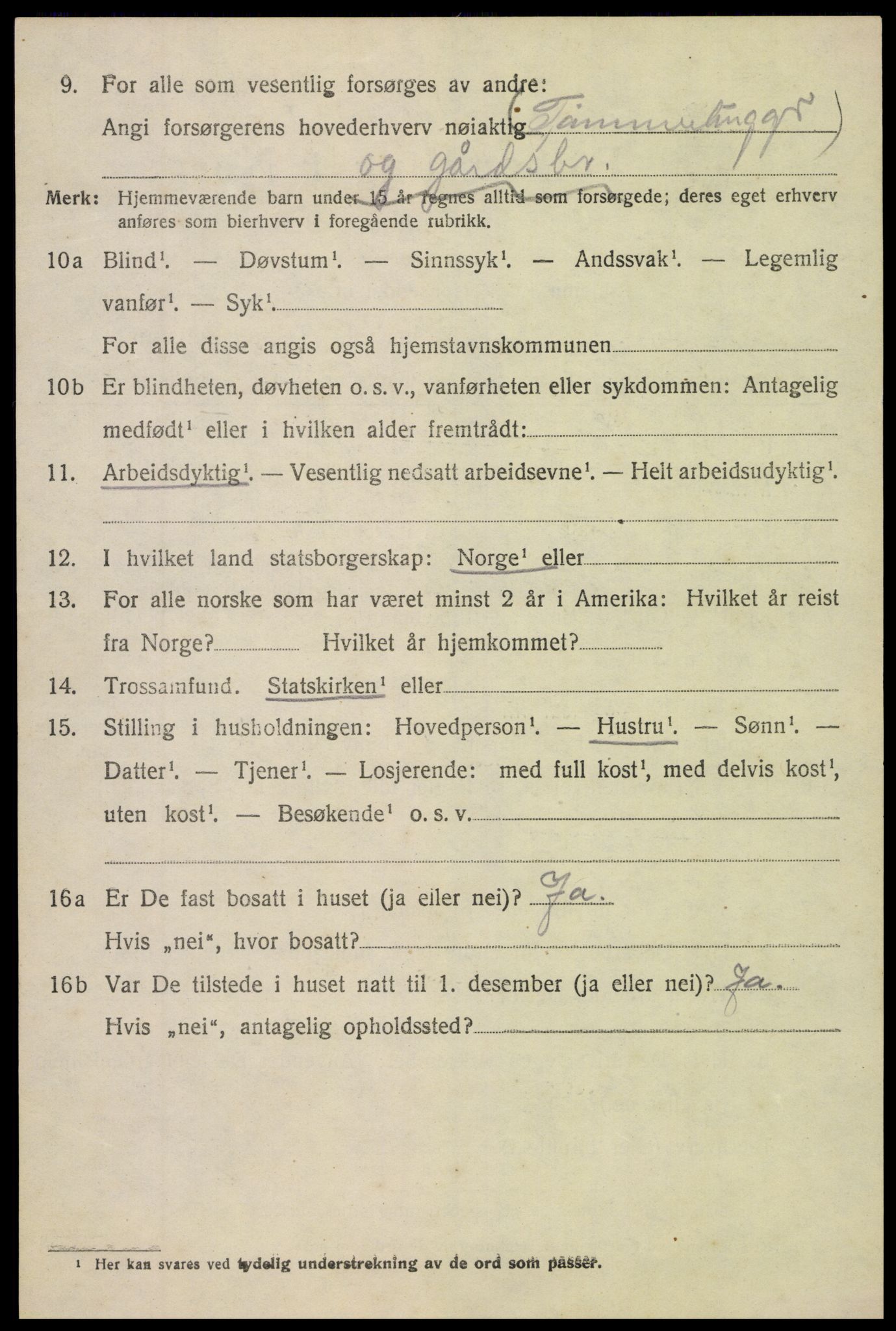 SAH, 1920 census for Torpa, 1920, p. 1670