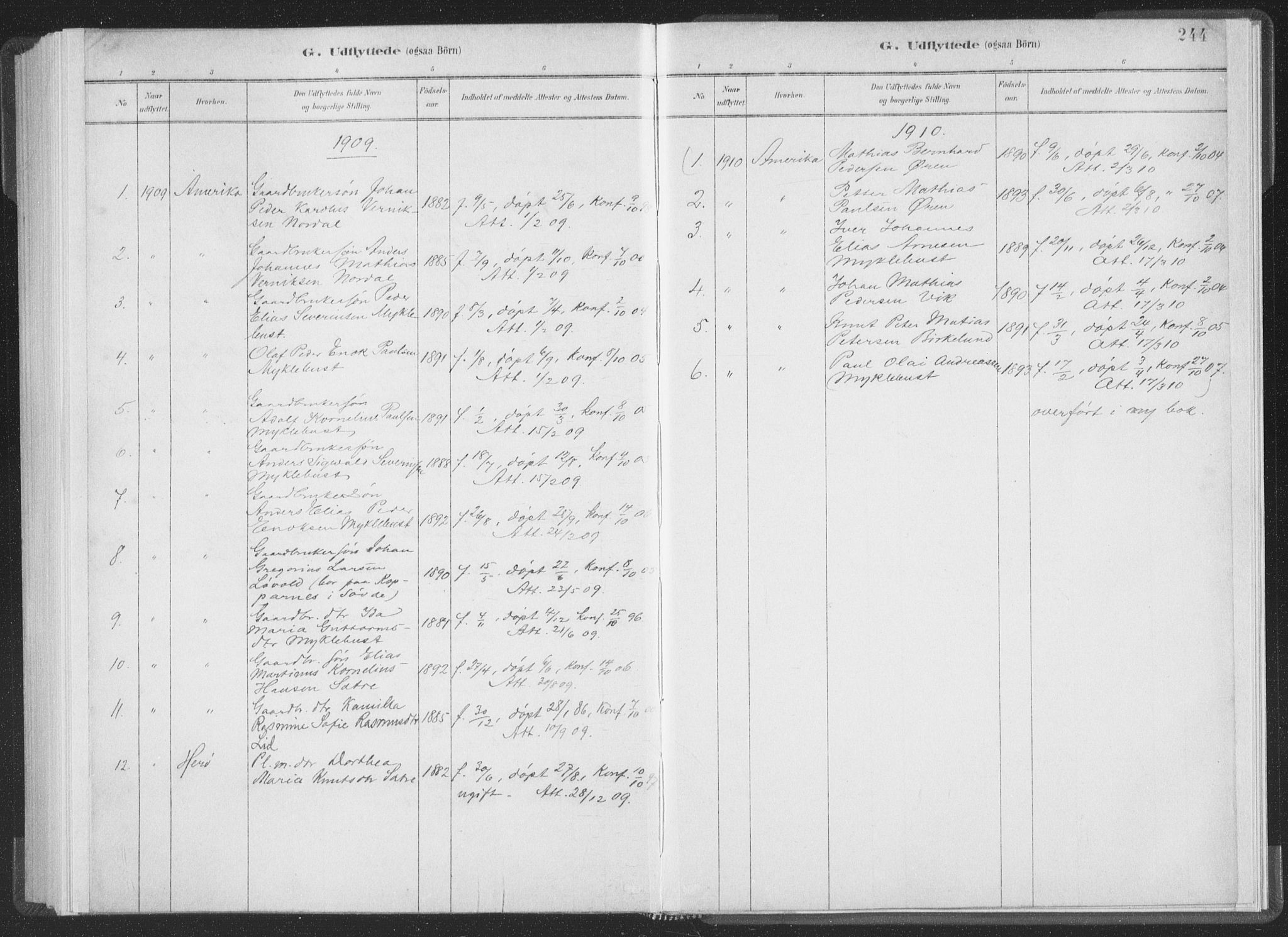 Ministerialprotokoller, klokkerbøker og fødselsregistre - Møre og Romsdal, AV/SAT-A-1454/502/L0025: Parish register (official) no. 502A03, 1885-1909, p. 244