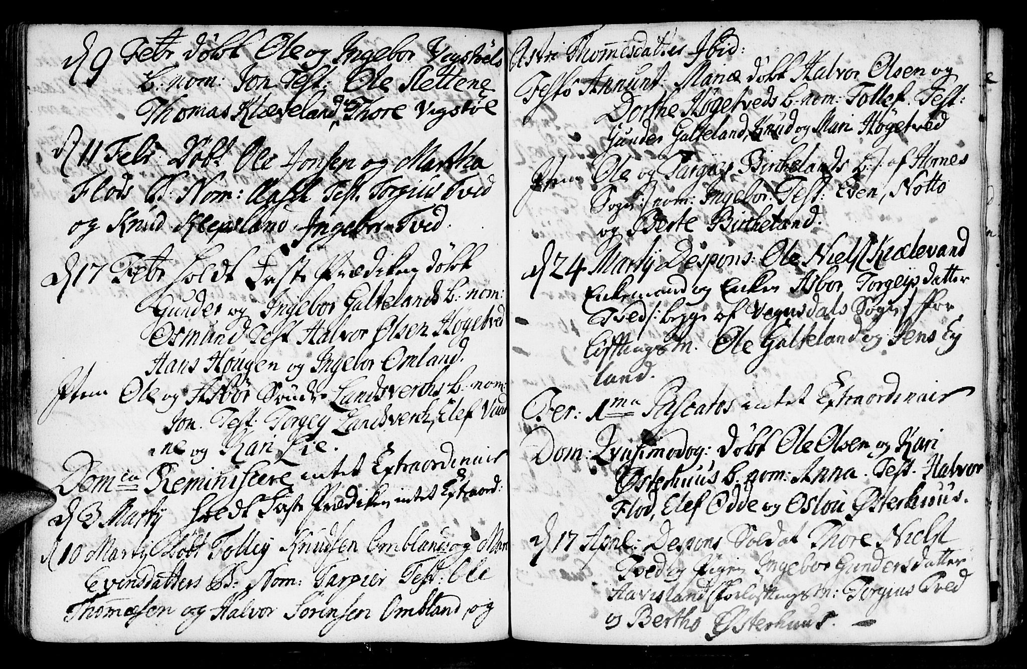 Evje sokneprestkontor, AV/SAK-1111-0008/F/Fa/Faa/L0001: Parish register (official) no. A 1, 1705-1760, p. 100