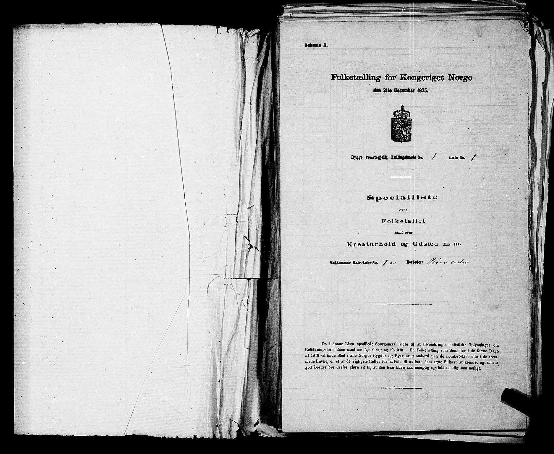 RA, 1875 census for 0136P Rygge, 1875, p. 23