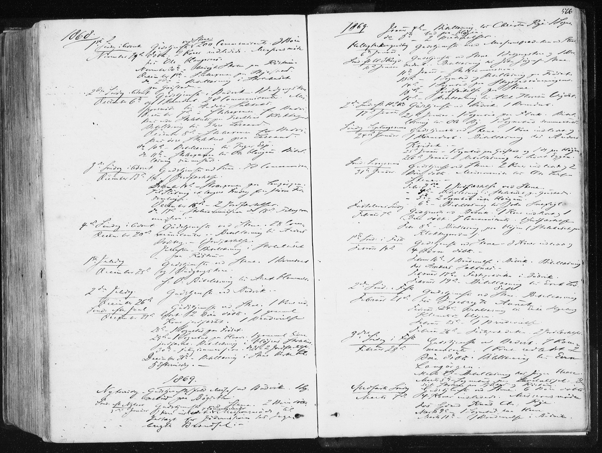 Ministerialprotokoller, klokkerbøker og fødselsregistre - Sør-Trøndelag, SAT/A-1456/612/L0377: Parish register (official) no. 612A09, 1859-1877, p. 566