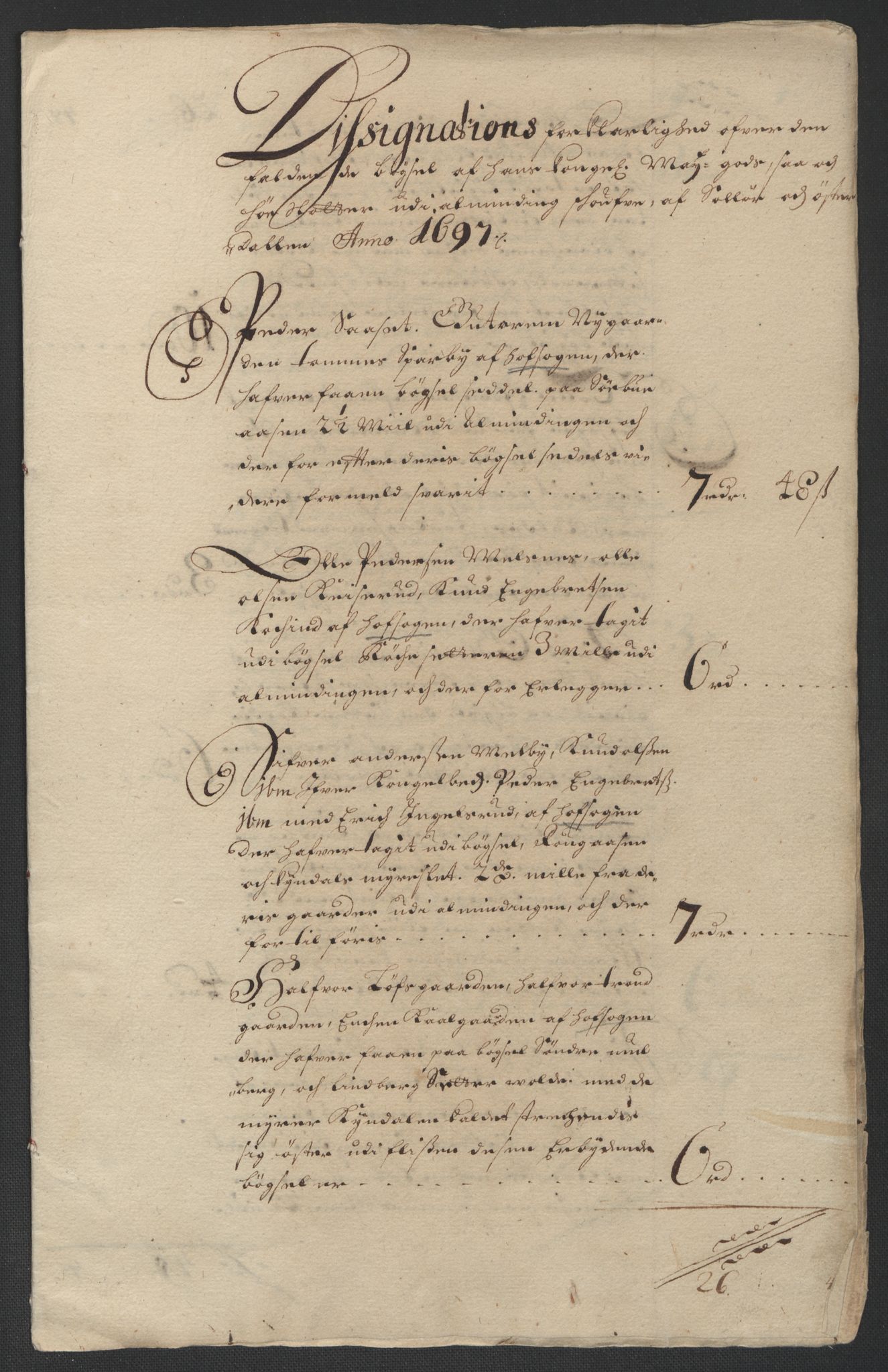 Rentekammeret inntil 1814, Reviderte regnskaper, Fogderegnskap, RA/EA-4092/R13/L0835: Fogderegnskap Solør, Odal og Østerdal, 1697, p. 151