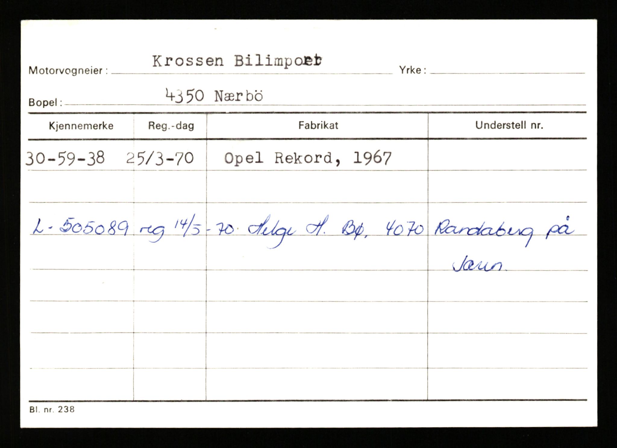 Stavanger trafikkstasjon, AV/SAST-A-101942/0/G/L0011: Registreringsnummer: 240000 - 363477, 1930-1971, p. 1491