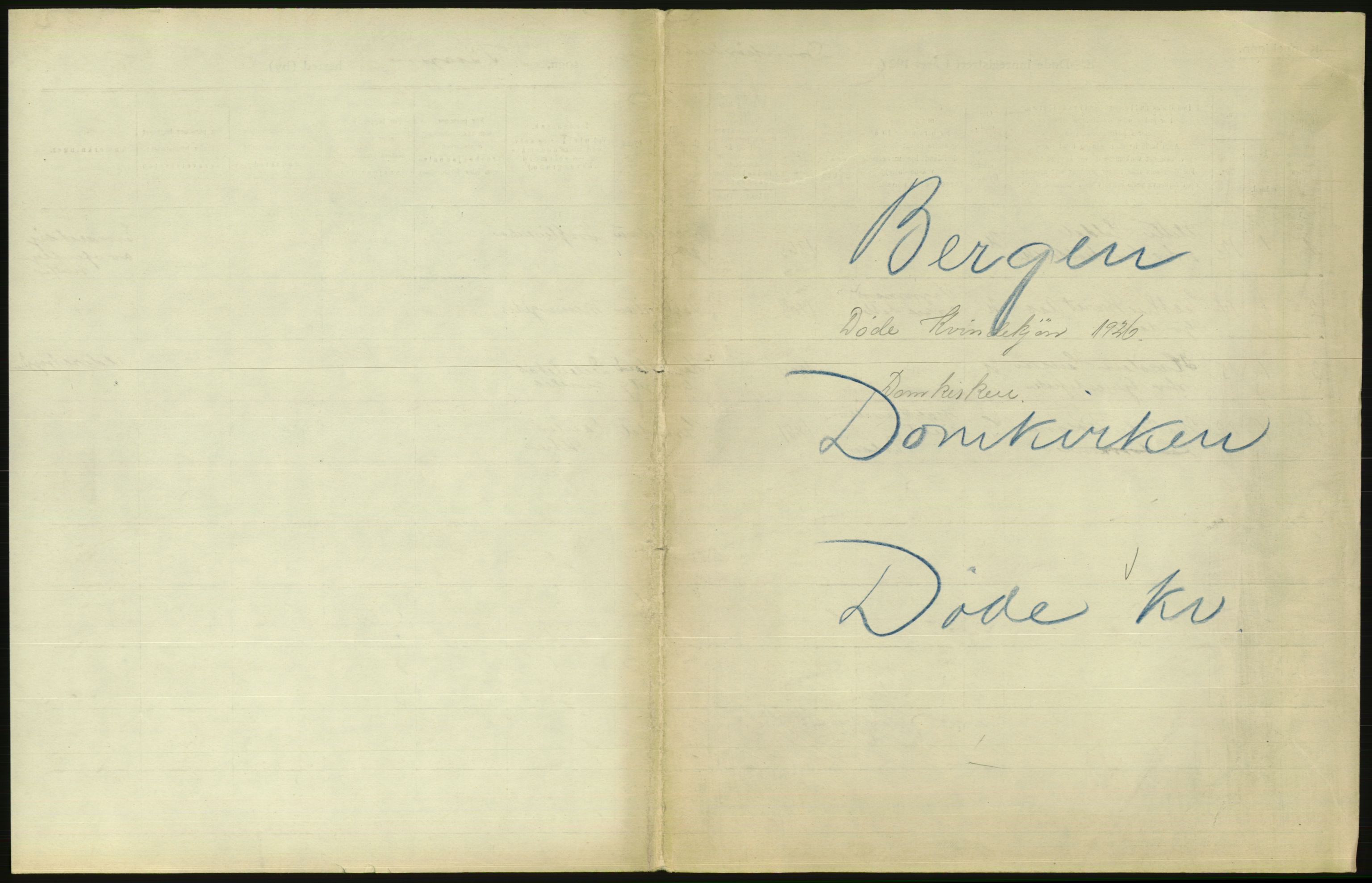 Statistisk sentralbyrå, Sosiodemografiske emner, Befolkning, RA/S-2228/D/Df/Dfc/Dfcf/L0028: Bergen: Gifte, døde, dødfødte., 1926, p. 347