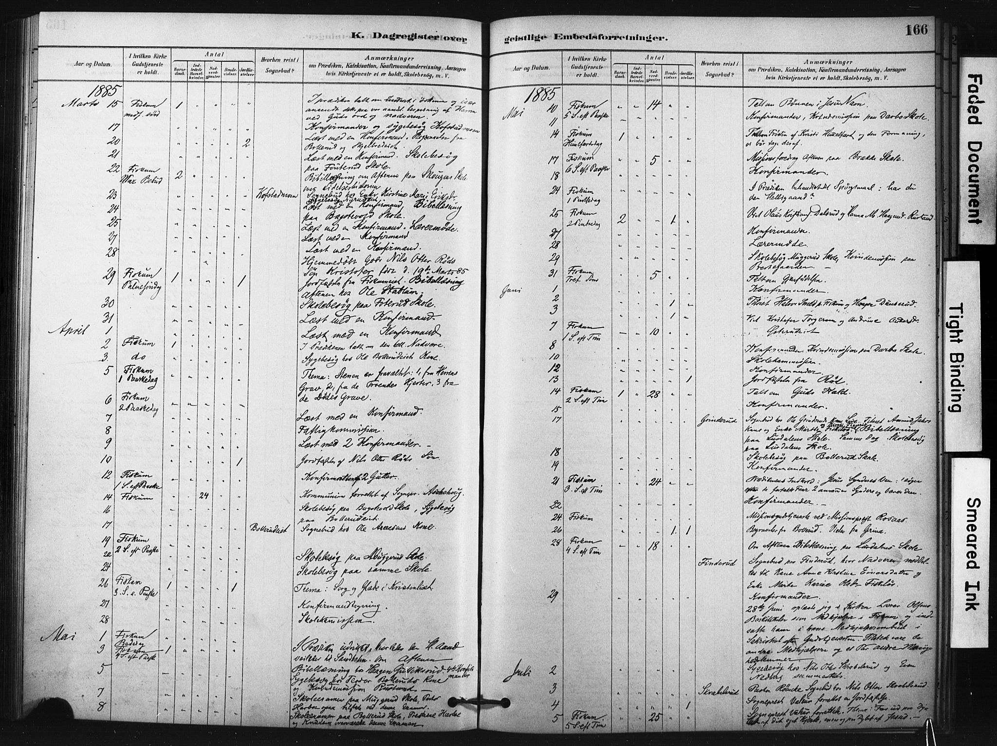 Fiskum kirkebøker, AV/SAKO-A-15/F/Fa/L0002: Parish register (official) no. 2, 1878-1890, p. 166