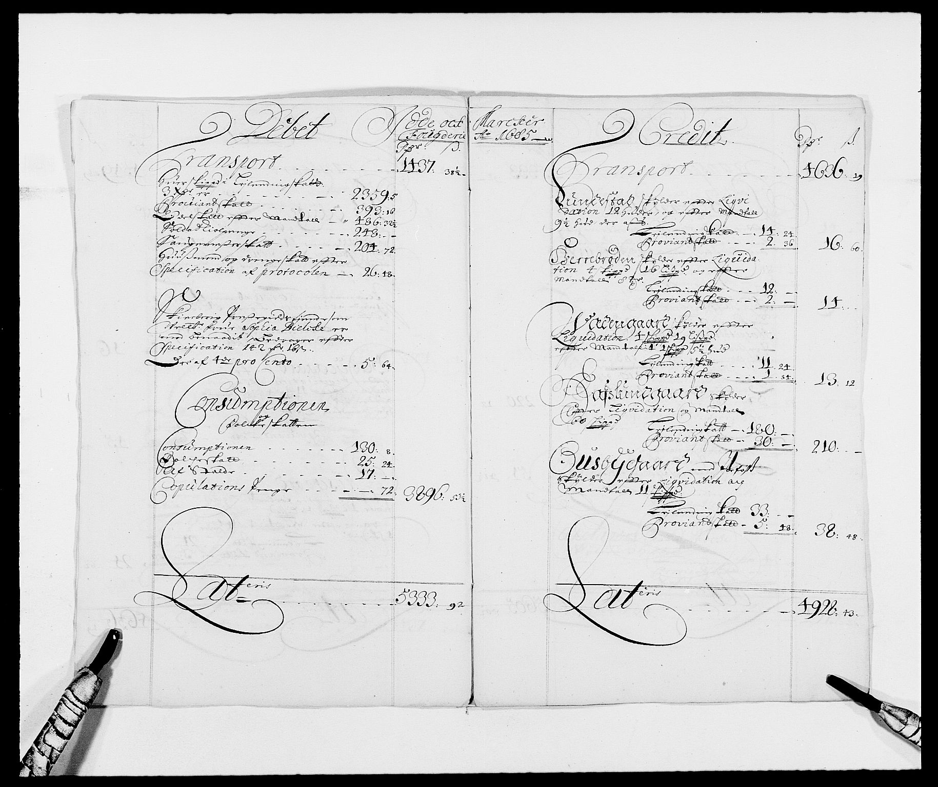 Rentekammeret inntil 1814, Reviderte regnskaper, Fogderegnskap, AV/RA-EA-4092/R01/L0006: Fogderegnskap Idd og Marker, 1685-1686, p. 5