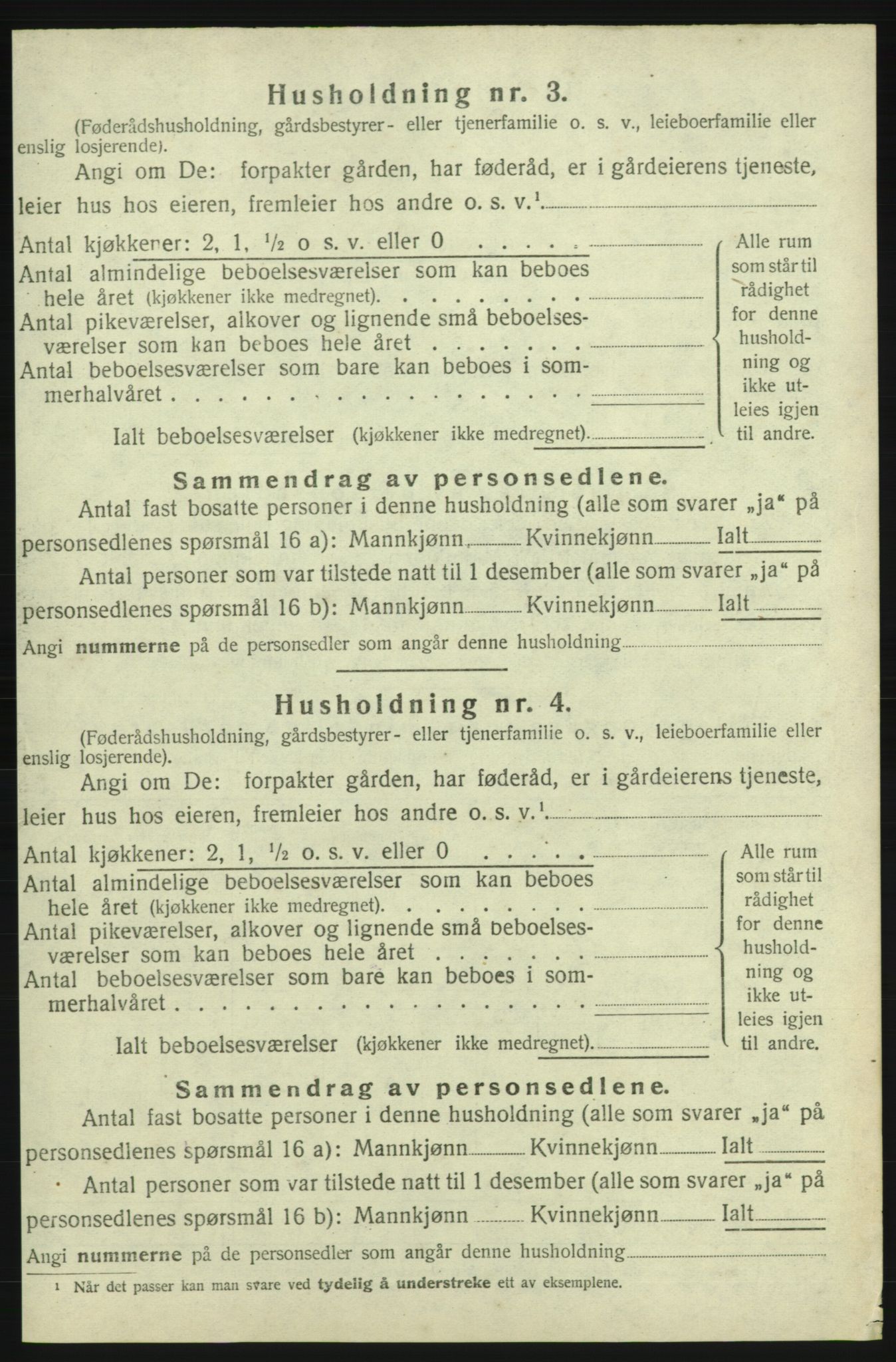 SAB, 1920 census for Skånevik, 1920, p. 1593