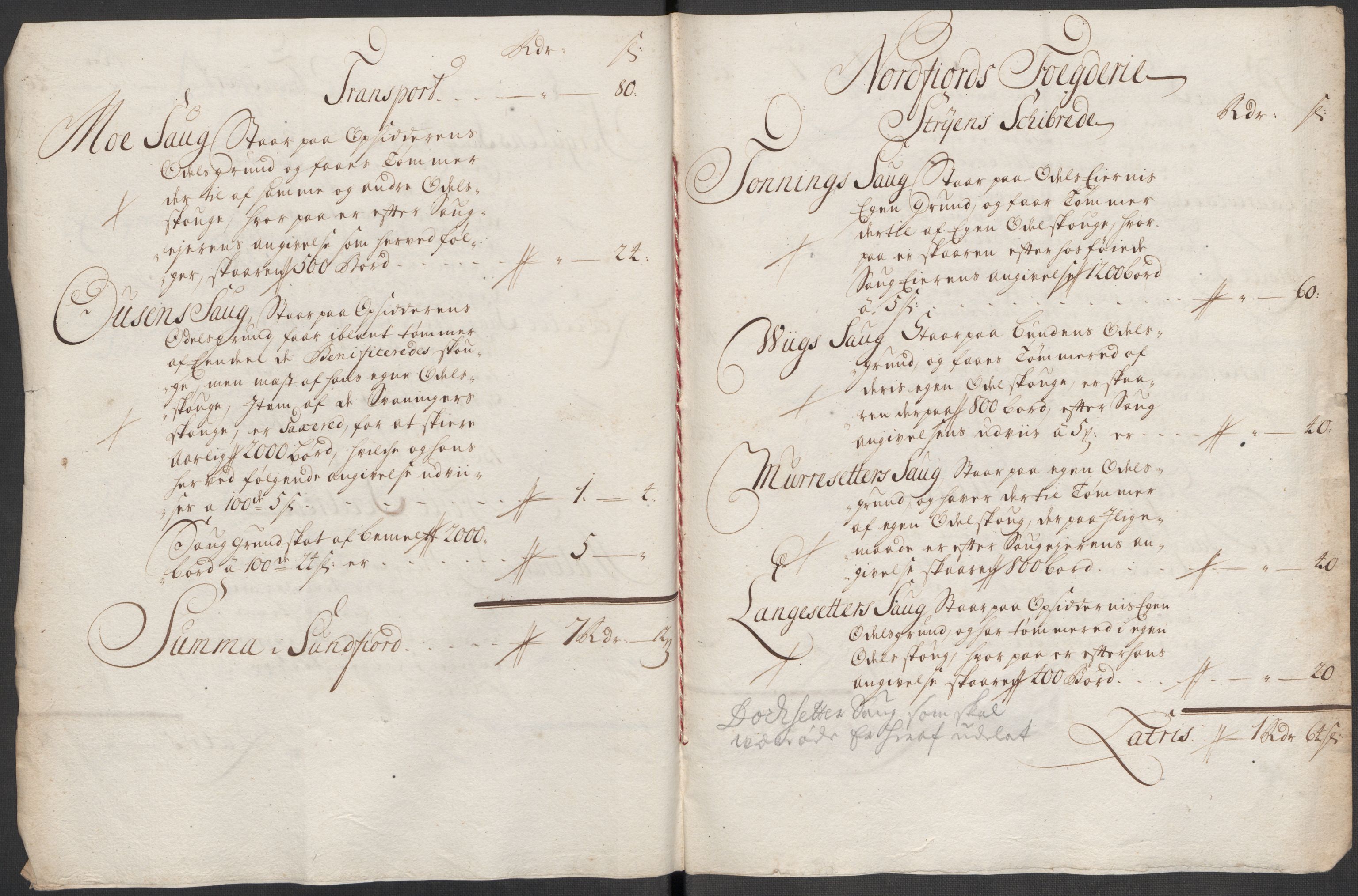 Rentekammeret inntil 1814, Reviderte regnskaper, Fogderegnskap, RA/EA-4092/R53/L3440: Fogderegnskap Sunn- og Nordfjord, 1716, p. 43