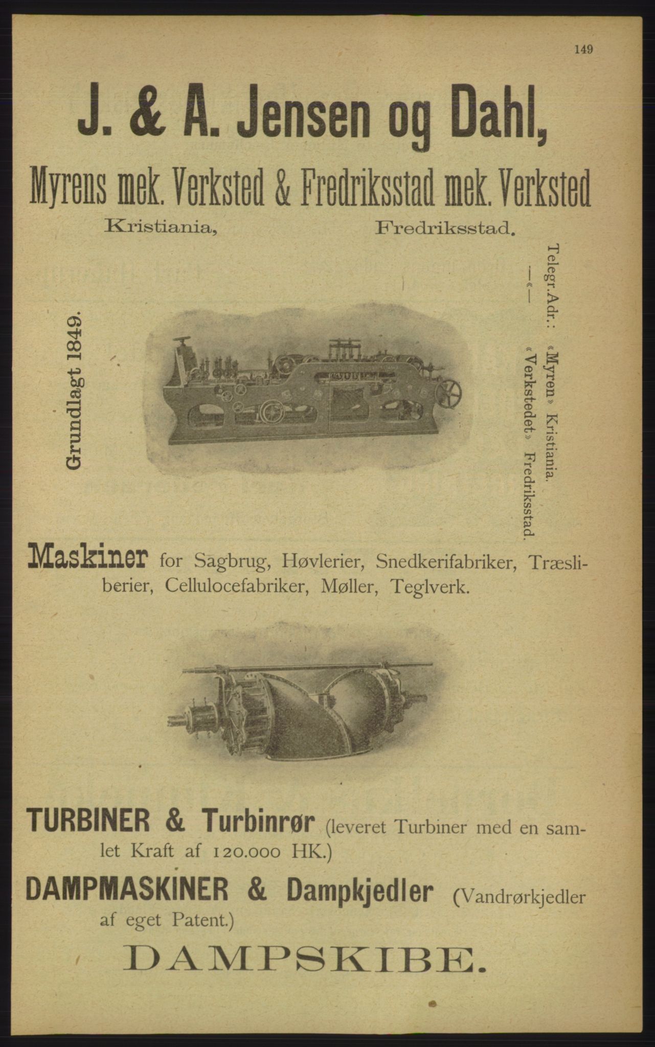 Kristiania/Oslo adressebok, PUBL/-, 1906, p. 149