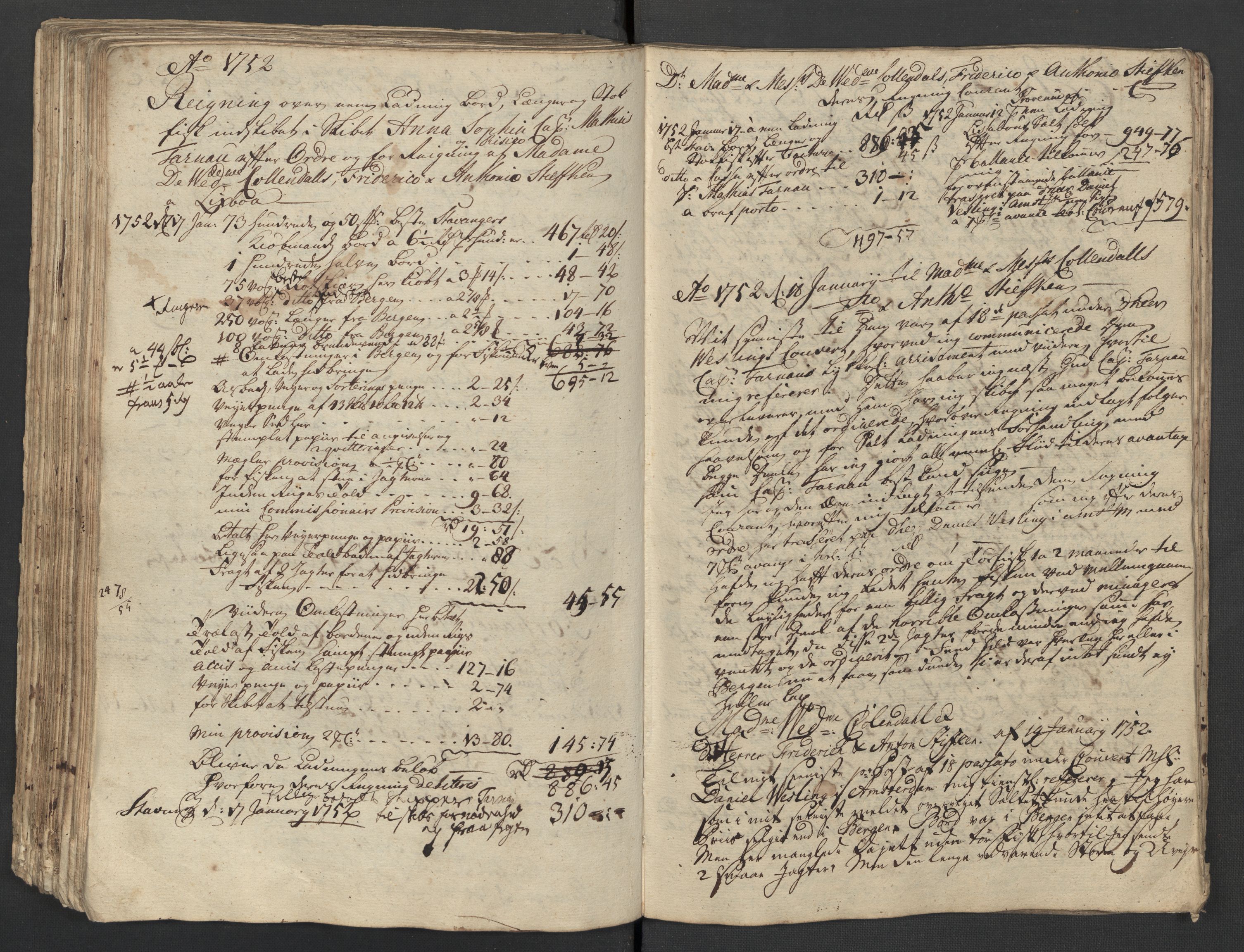 Pa 0119 - Smith, Lauritz Andersen og Lauritz Lauritzen, SAST/A-100231/O/L0001: Kopibøker m.m., 1746-1755, p. 137