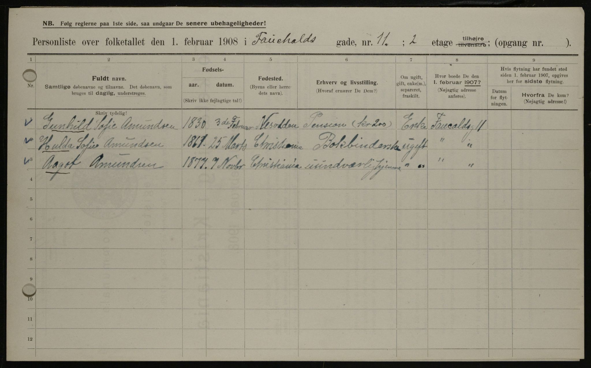 OBA, Municipal Census 1908 for Kristiania, 1908, p. 21780