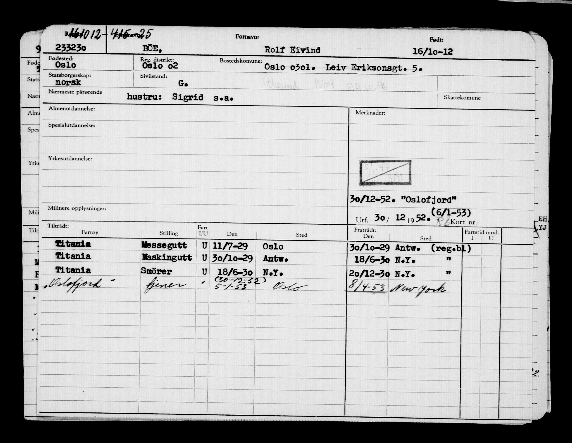 Direktoratet for sjømenn, AV/RA-S-3545/G/Gb/L0108: Hovedkort, 1912, p. 97