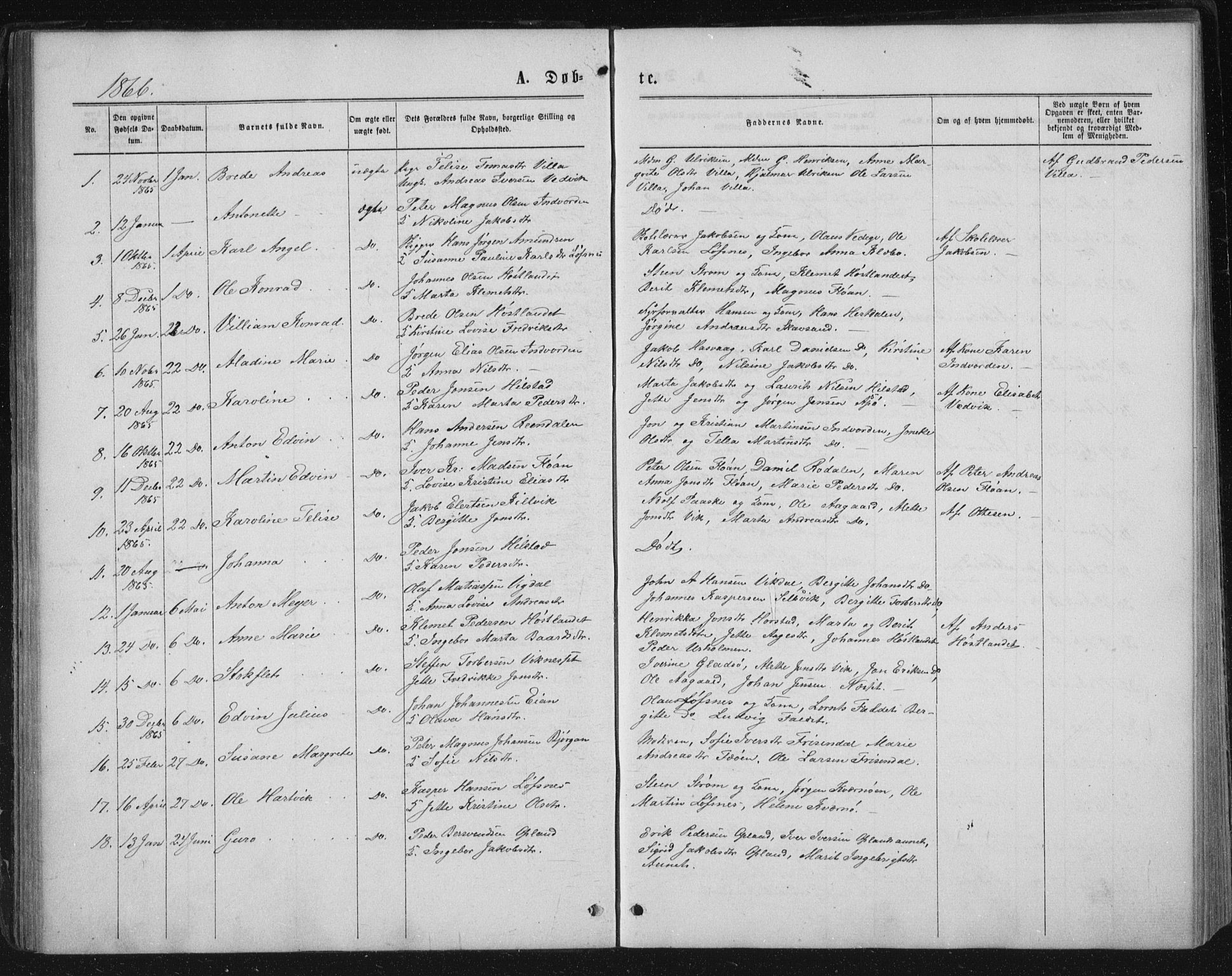 Ministerialprotokoller, klokkerbøker og fødselsregistre - Nord-Trøndelag, SAT/A-1458/771/L0595: Parish register (official) no. 771A02, 1840-1869