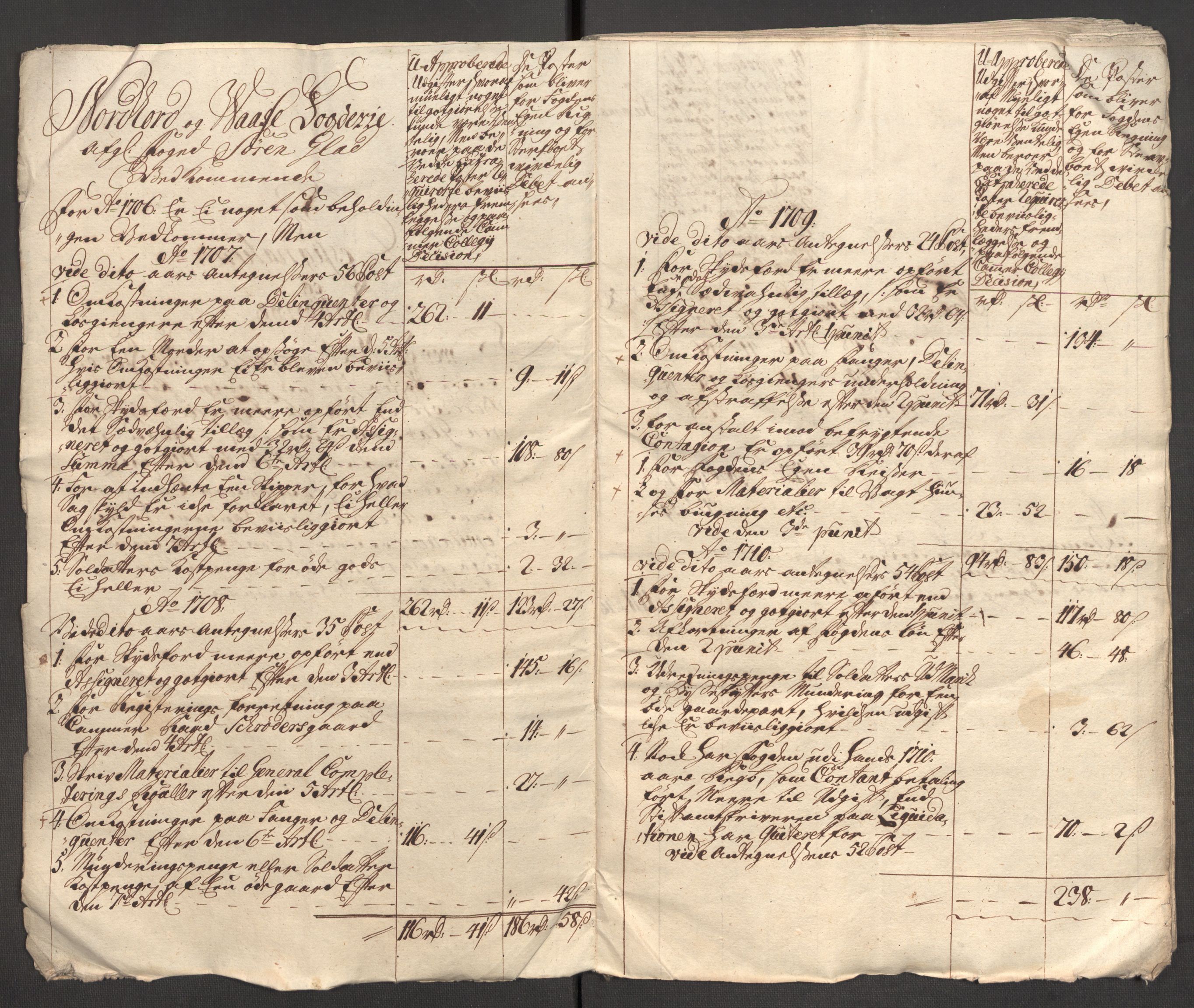 Rentekammeret inntil 1814, Reviderte regnskaper, Fogderegnskap, RA/EA-4092/R51/L3191: Fogderegnskap Nordhordland og Voss, 1710, p. 391