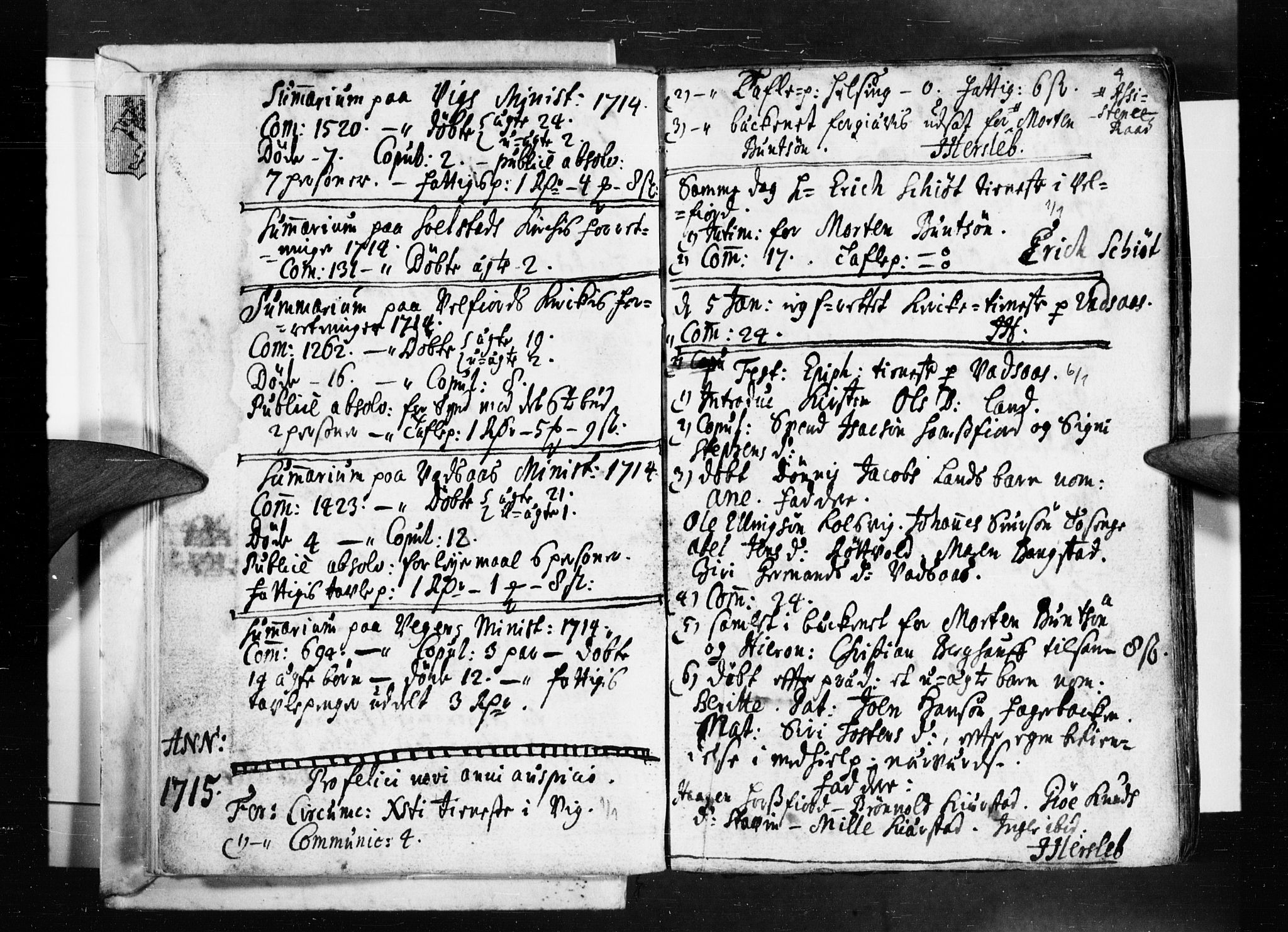 Ministerialprotokoller, klokkerbøker og fødselsregistre - Nordland, SAT/A-1459/813/L0193: Parish register (official) no. 813A03, 1714-1724, p. 4
