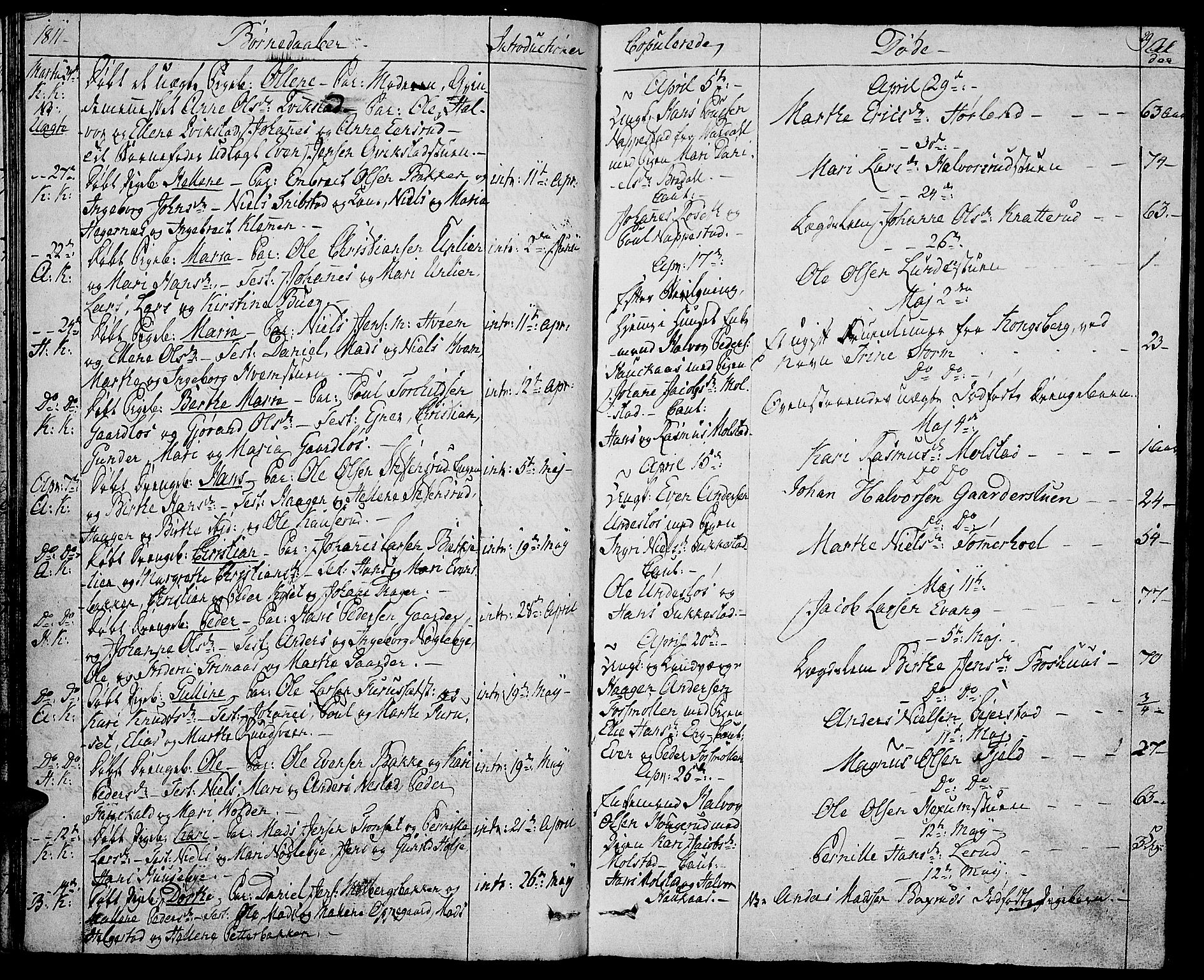 Toten prestekontor, SAH/PREST-102/H/Ha/Haa/L0008: Parish register (official) no. 8, 1809-1814, p. 29
