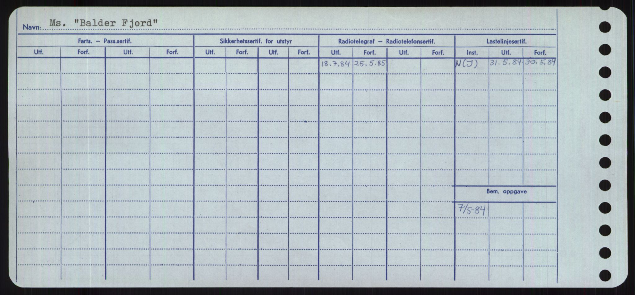 Sjøfartsdirektoratet med forløpere, Skipsmålingen, RA/S-1627/H/Hd/L0003: Fartøy, B-Bev, p. 96