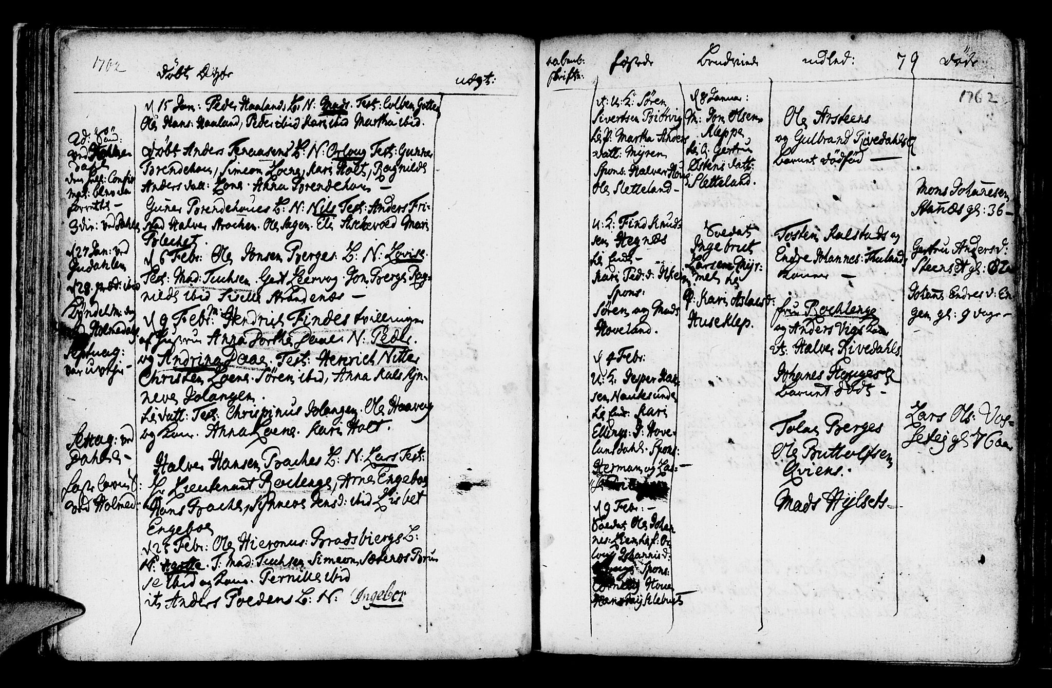 Fjaler sokneprestembete, AV/SAB-A-79801/H/Haa/Haaa/L0001: Parish register (official) no. A 1, 1755-1778, p. 79