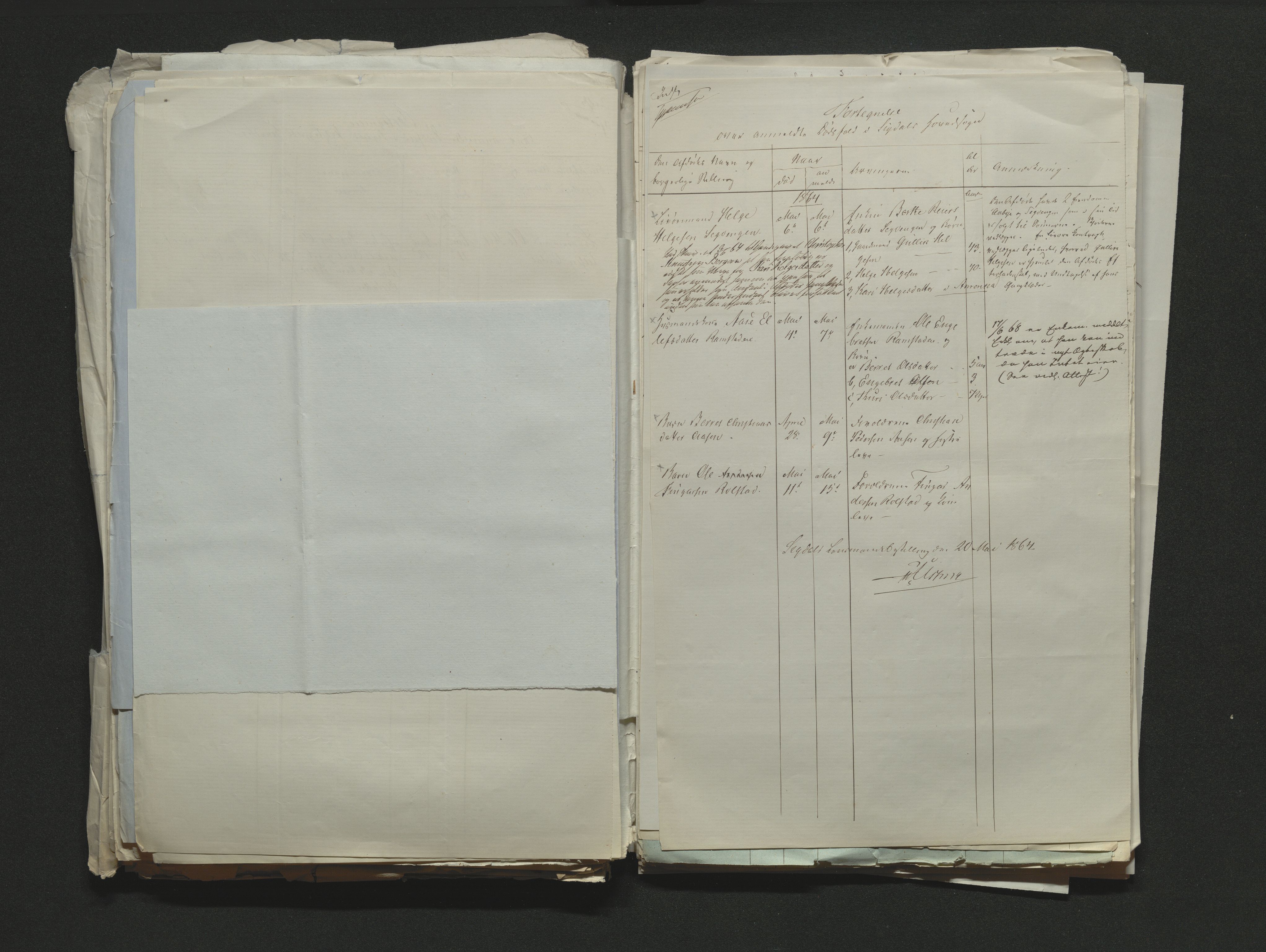 Eiker, Modum og Sigdal sorenskriveri, AV/SAKO-A-123/H/Ha/Hab/L0011: Dødsfallsmeldinger, 1862-1865, p. 442