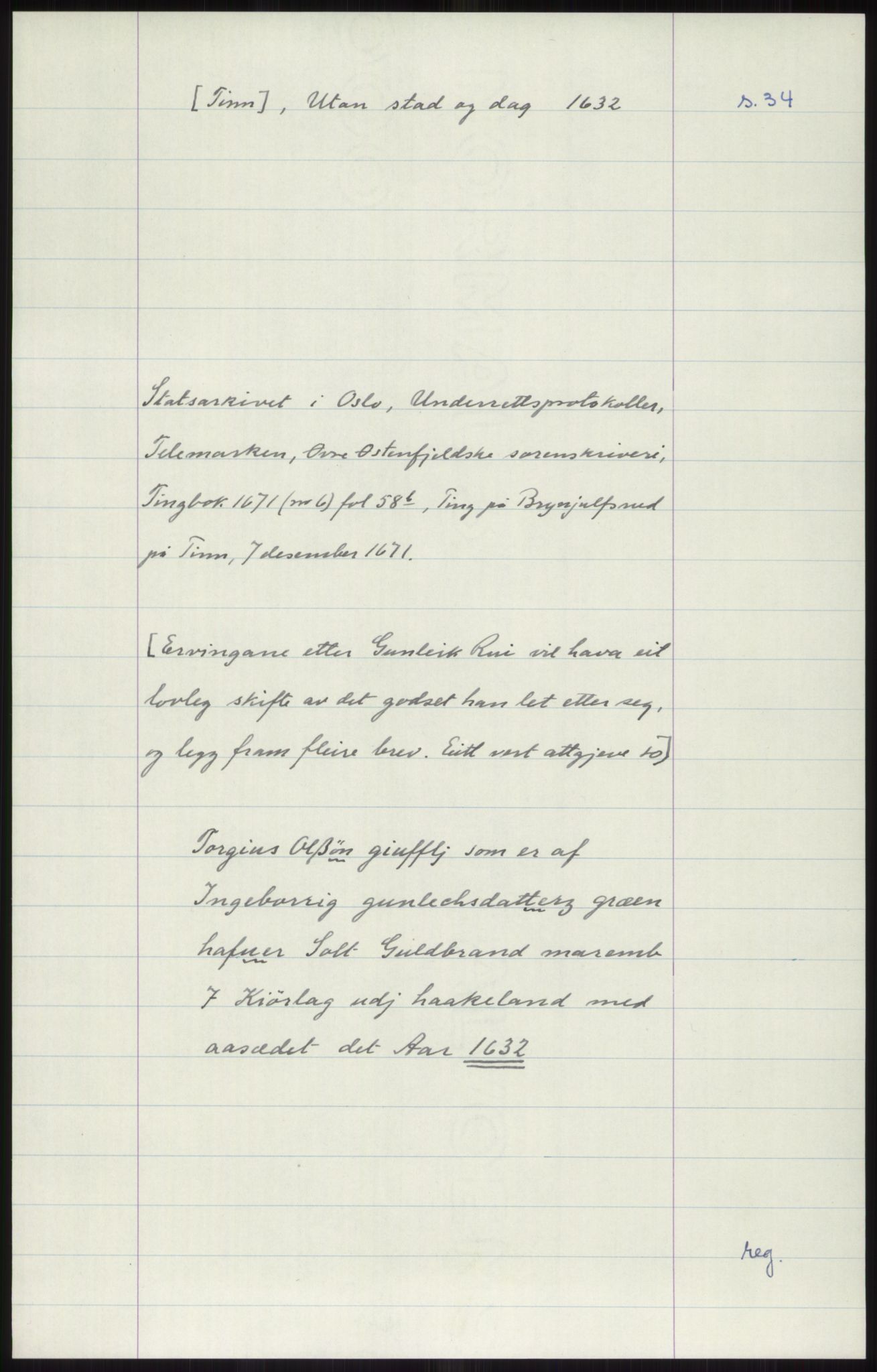Samlinger til kildeutgivelse, Diplomavskriftsamlingen, AV/RA-EA-4053/H/Ha, p. 3577