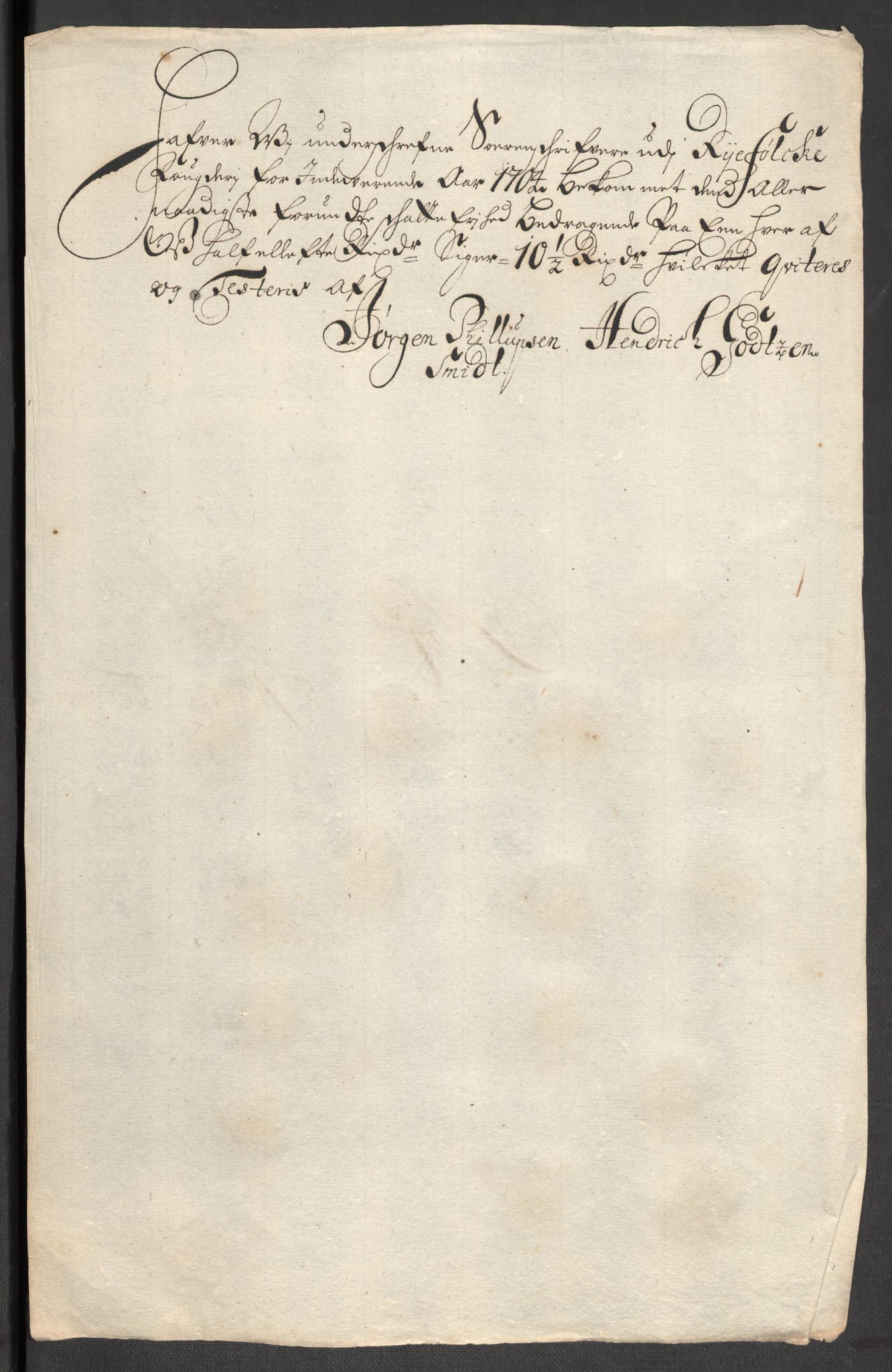 Rentekammeret inntil 1814, Reviderte regnskaper, Fogderegnskap, AV/RA-EA-4092/R47/L2860: Fogderegnskap Ryfylke, 1703-1705, p. 225
