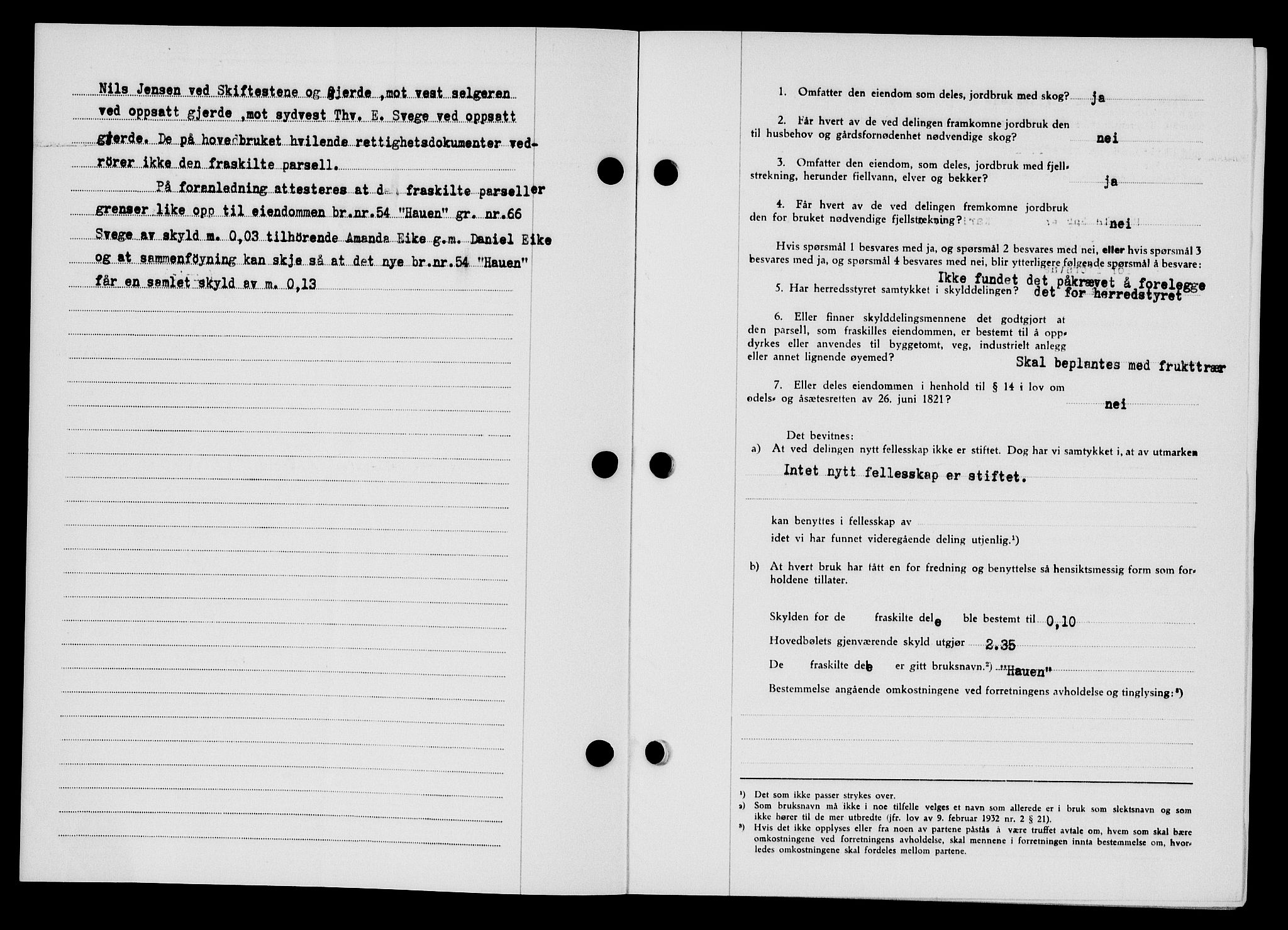 Flekkefjord sorenskriveri, AV/SAK-1221-0001/G/Gb/Gba/L0062: Mortgage book no. A-10, 1947-1947, Diary no: : 584/1947