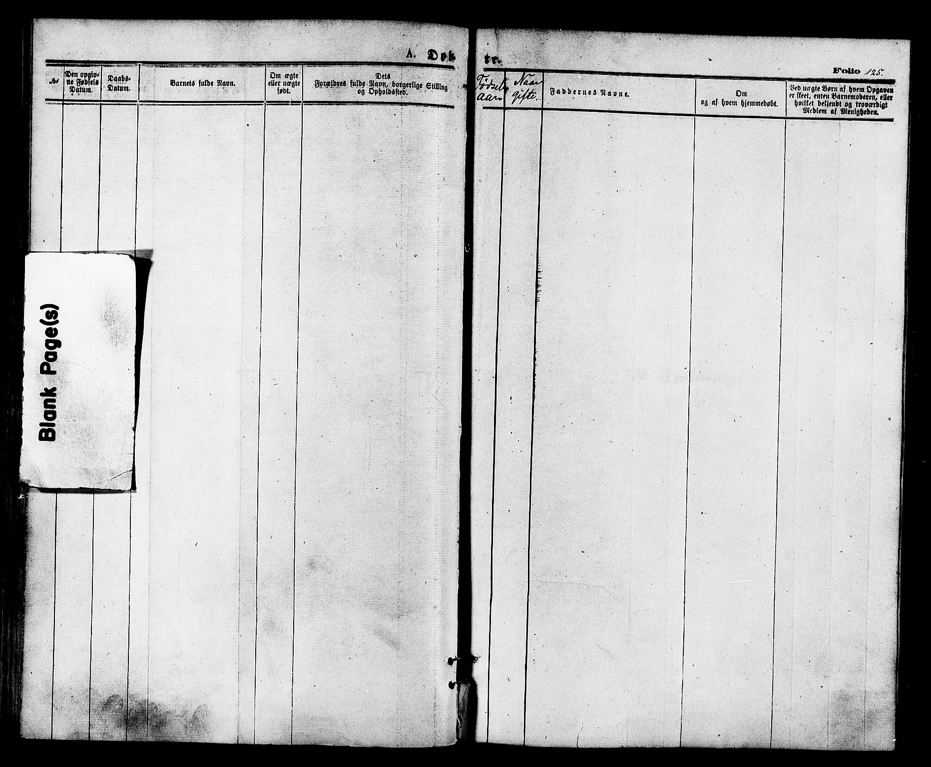 Vardø sokneprestkontor, AV/SATØ-S-1332/H/Ha/L0005kirke: Parish register (official) no. 5, 1872-1878, p. 125