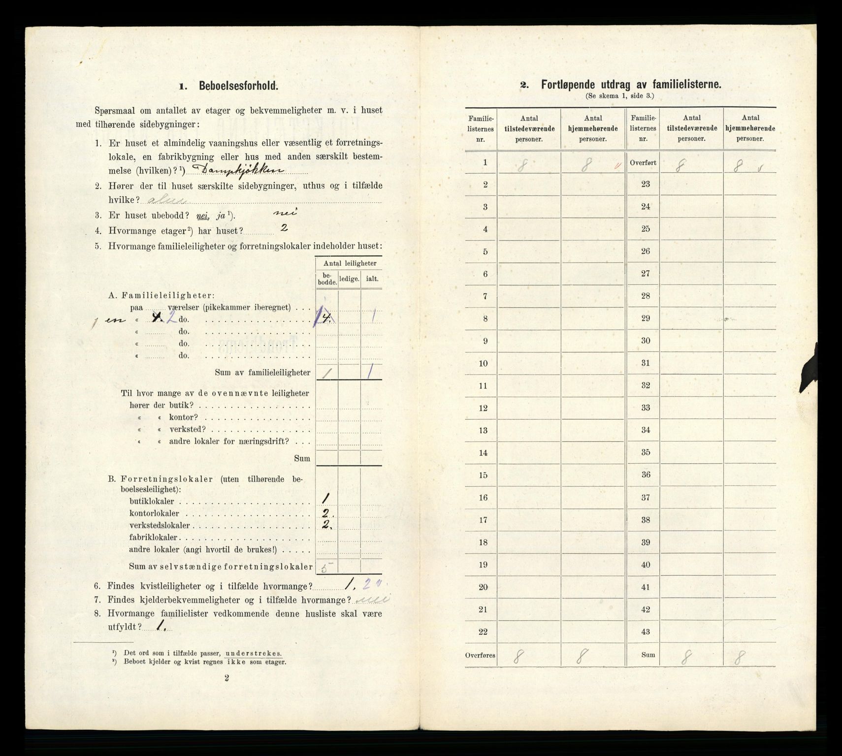 RA, 1910 census for Trondheim, 1910, p. 8078