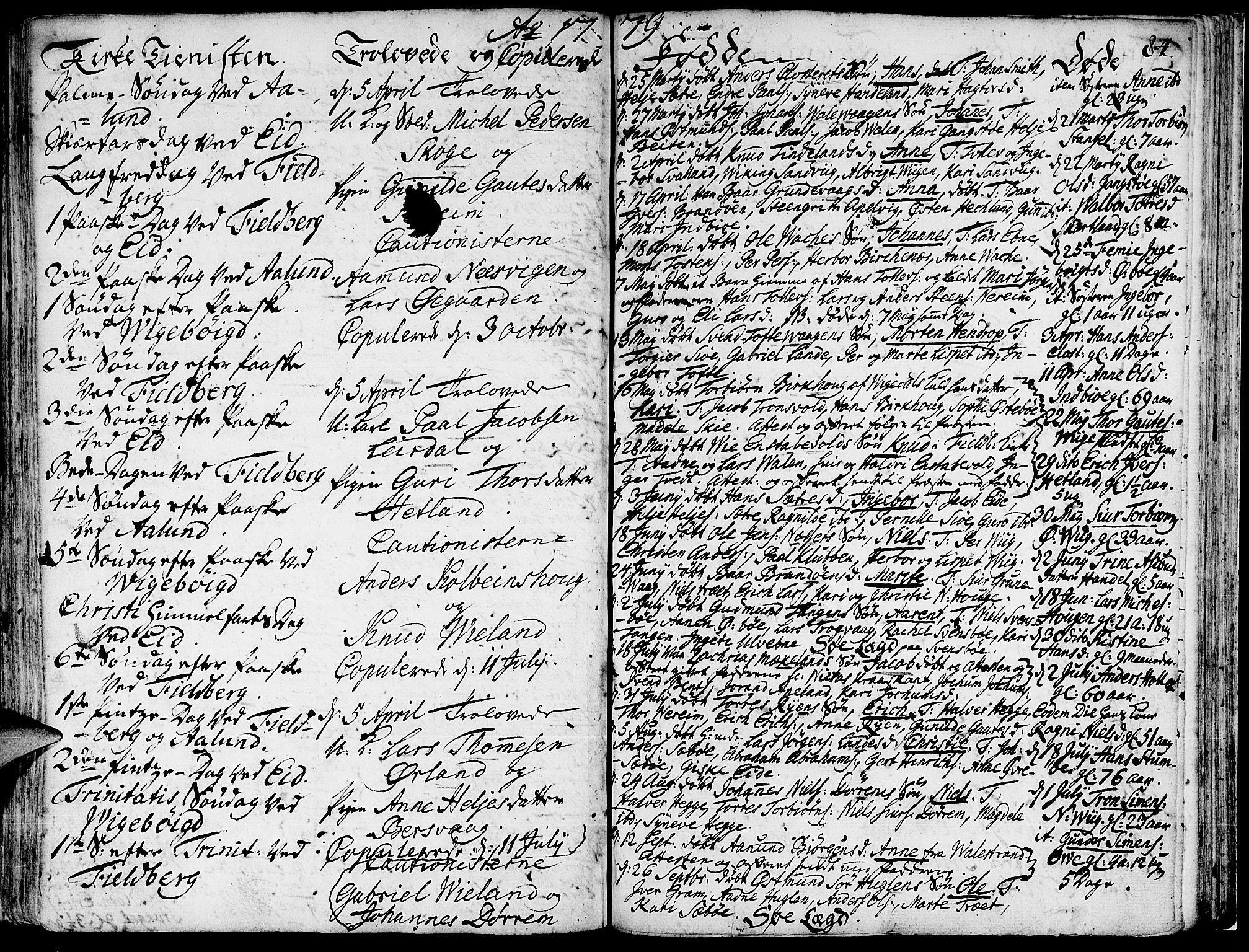 Fjelberg sokneprestembete, AV/SAB-A-75201/H/Haa: Parish register (official) no. A 2, 1760-1788, p. 84