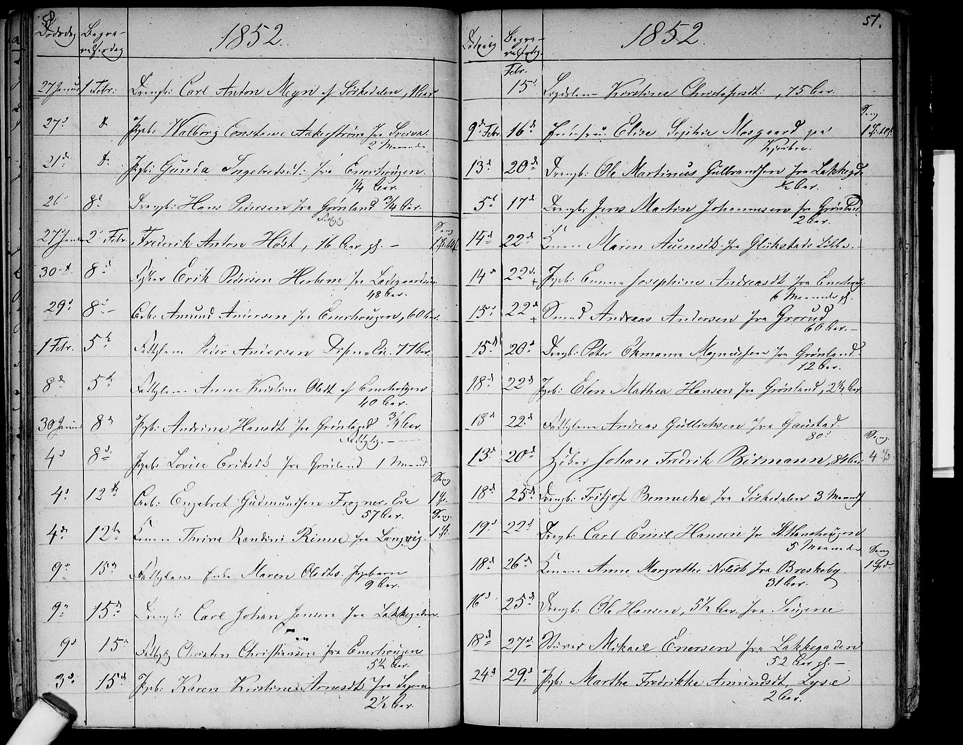 Aker prestekontor kirkebøker, AV/SAO-A-10861/G/L0012: Parish register (copy) no. 12, 1846-1860, p. 50-51