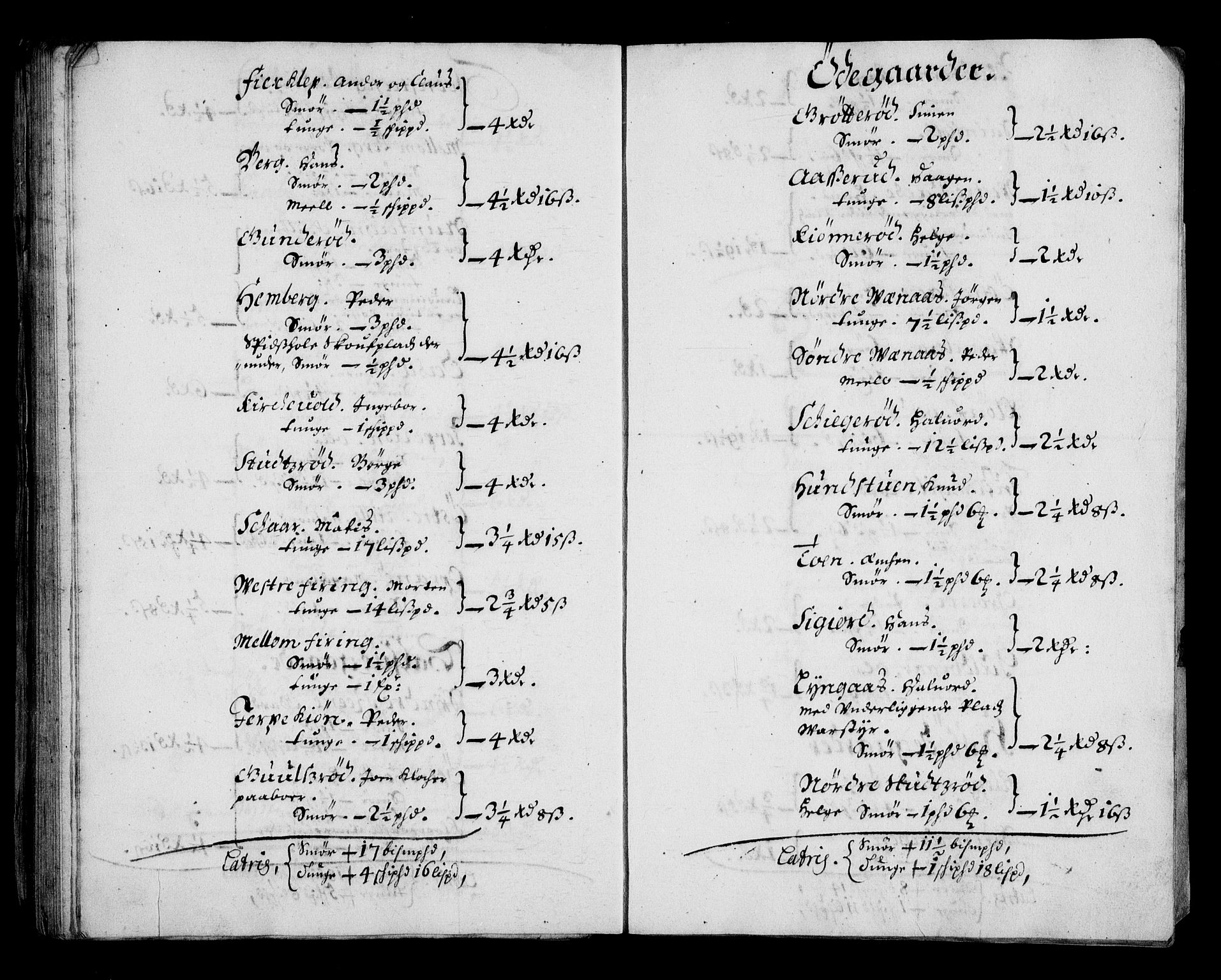 Rentekammeret inntil 1814, Realistisk ordnet avdeling, AV/RA-EA-4070/N/Na/L0003/0001: [XI h]: Tønsbergs amt og Larvik grevskaps jordebøker: / (A) Leilendigsskatt inkl. håndverkere, husmenn og strandsittere, samt Griffenfelds jordegods i Larvik grevskap., 1674