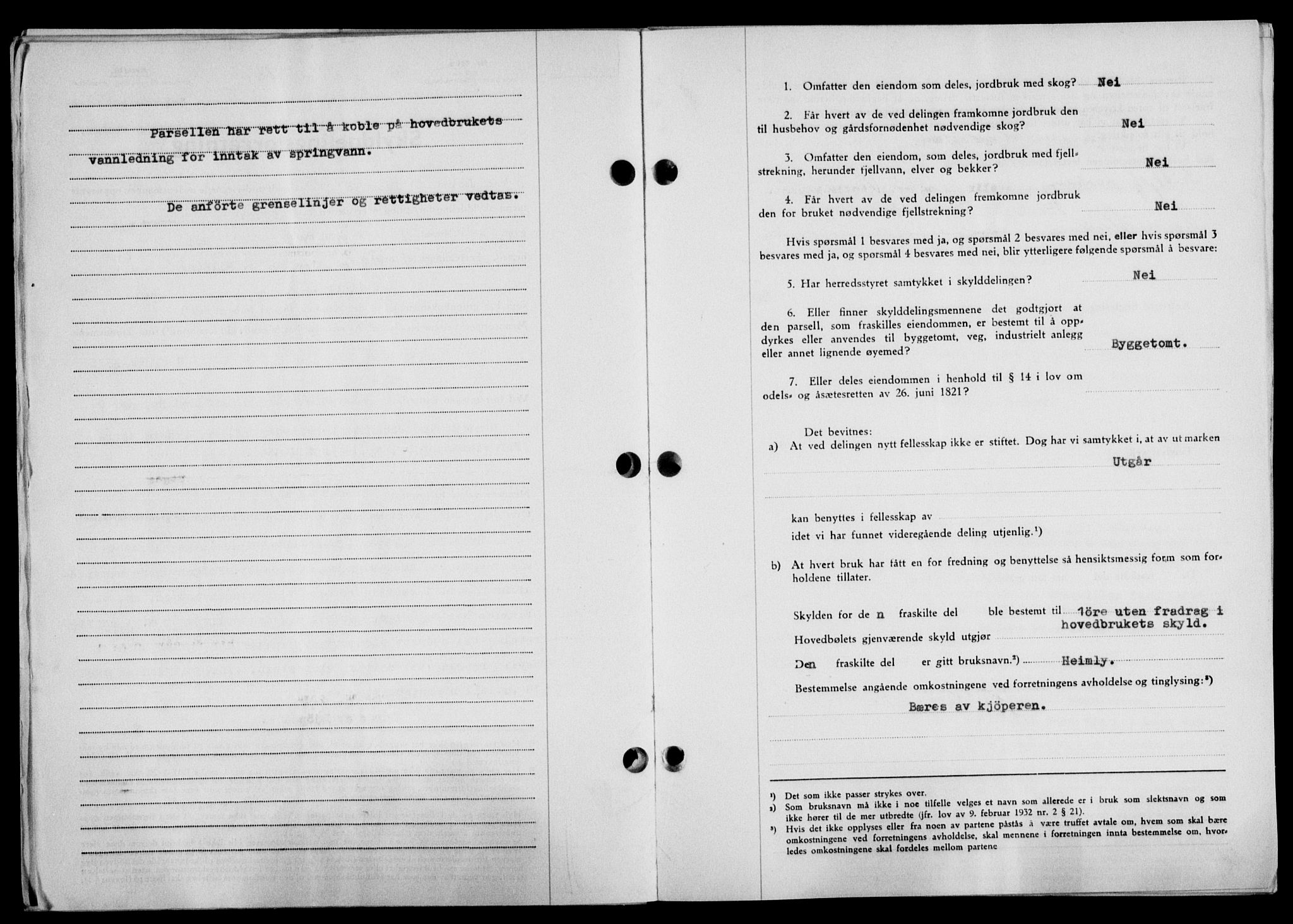 Lofoten sorenskriveri, SAT/A-0017/1/2/2C/L0020a: Mortgage book no. 20a, 1948-1949, Diary no: : 899/1949