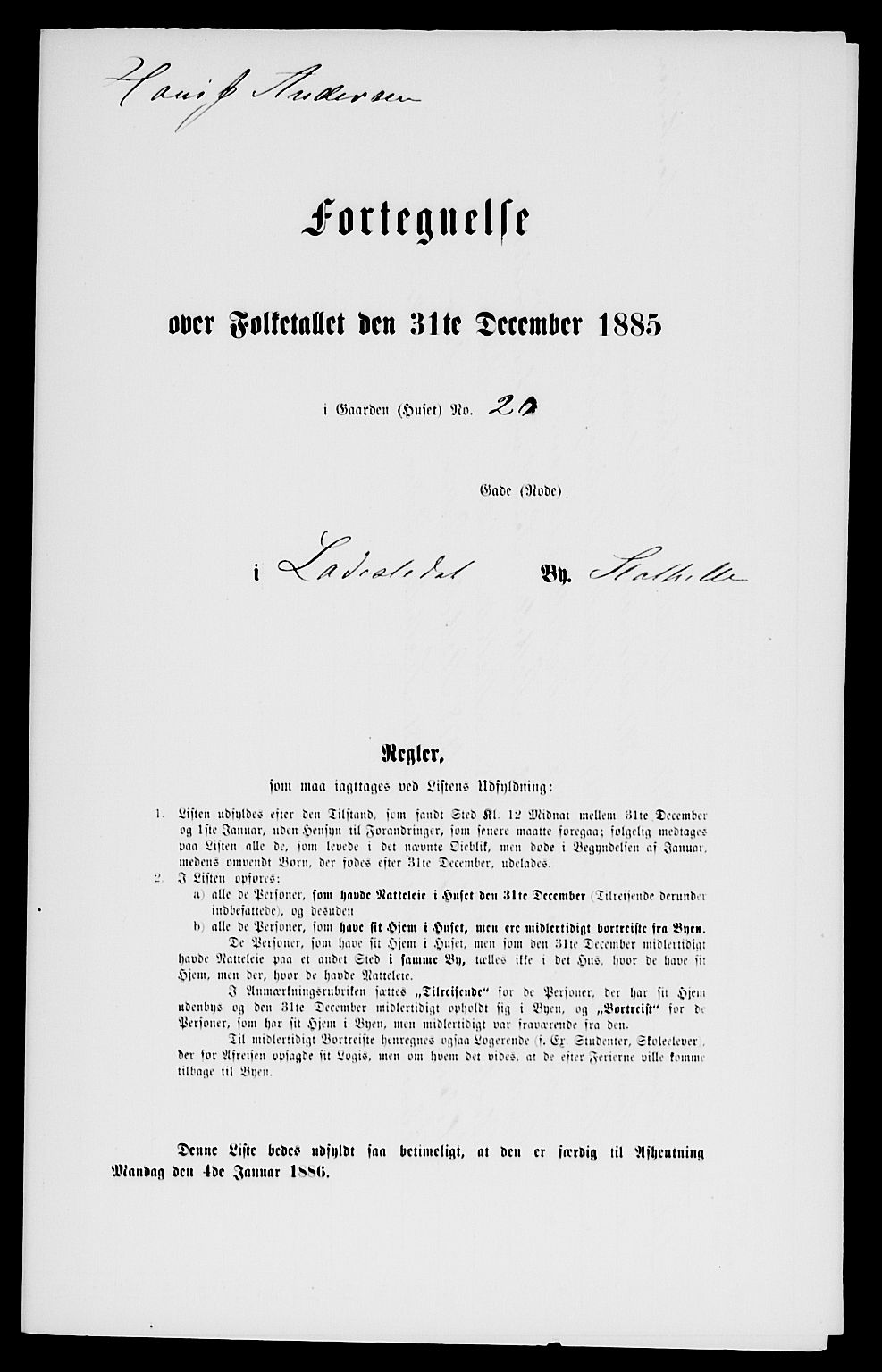 SAKO, 1885 census for 0803 Stathelle, 1885, p. 38