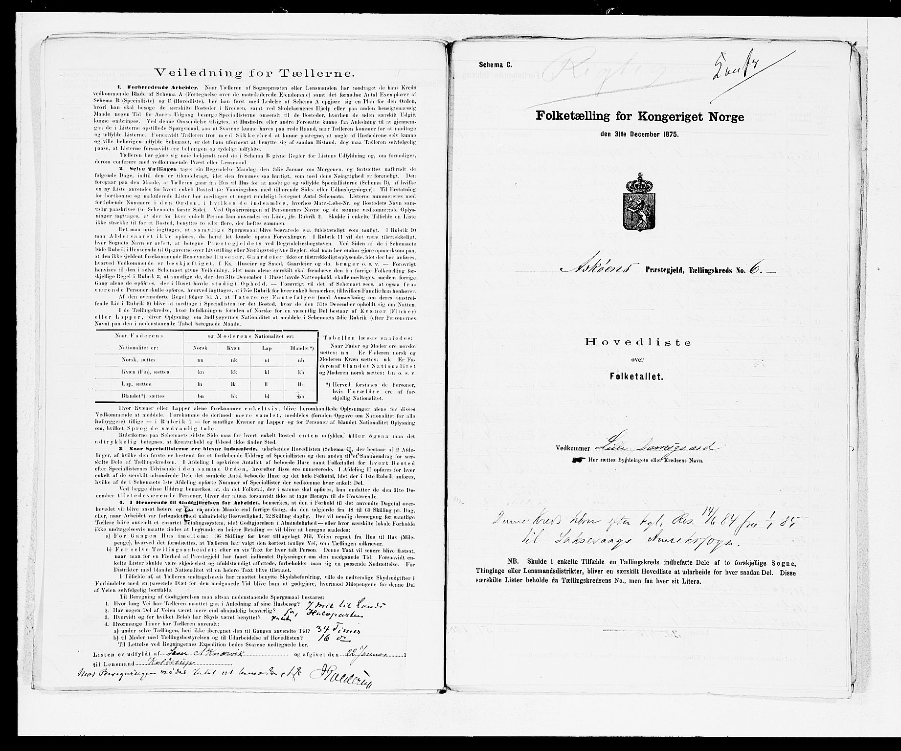 SAB, 1875 census for 1247P Askøy, 1875, p. 16