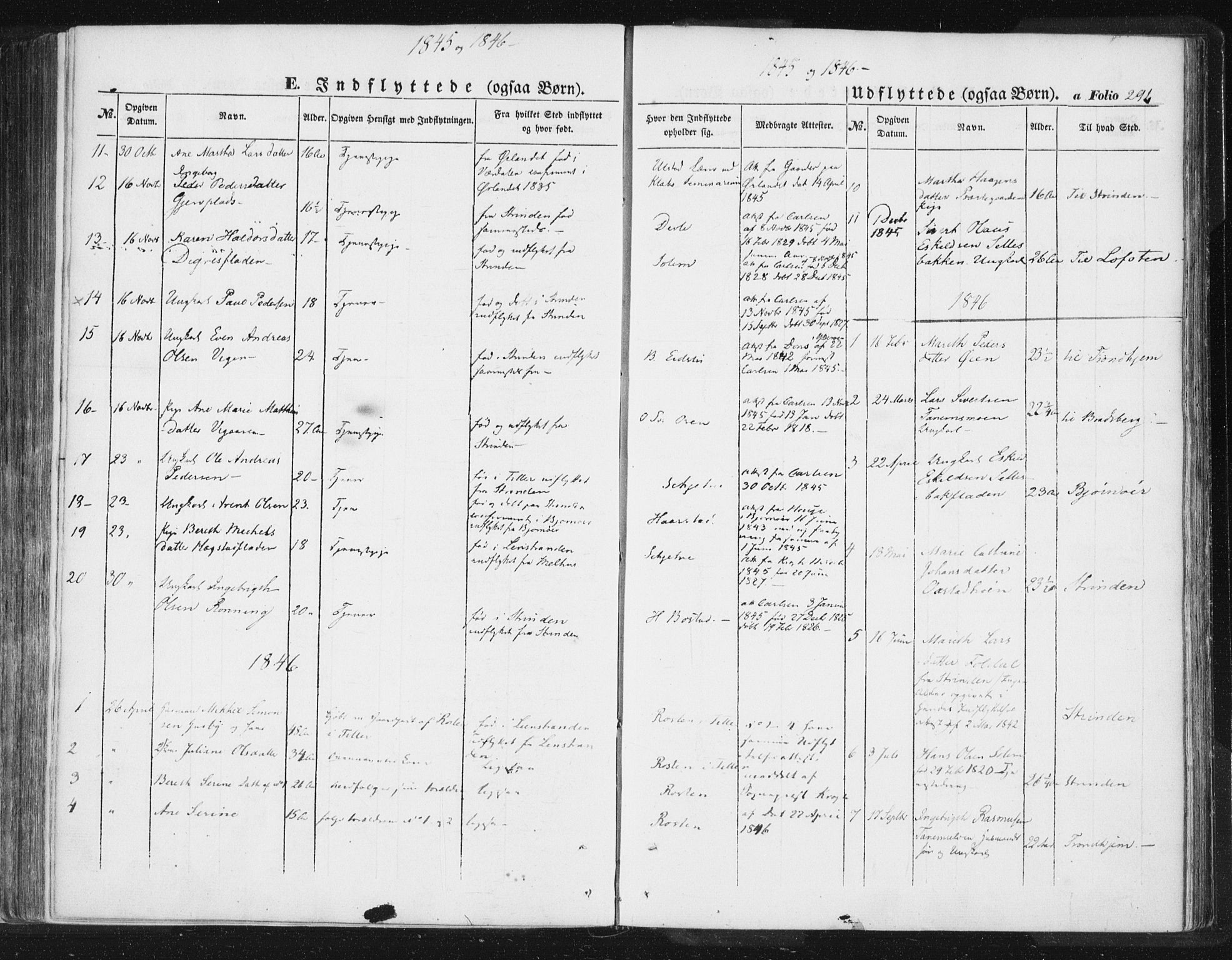 Ministerialprotokoller, klokkerbøker og fødselsregistre - Sør-Trøndelag, SAT/A-1456/618/L0441: Parish register (official) no. 618A05, 1843-1862, p. 291