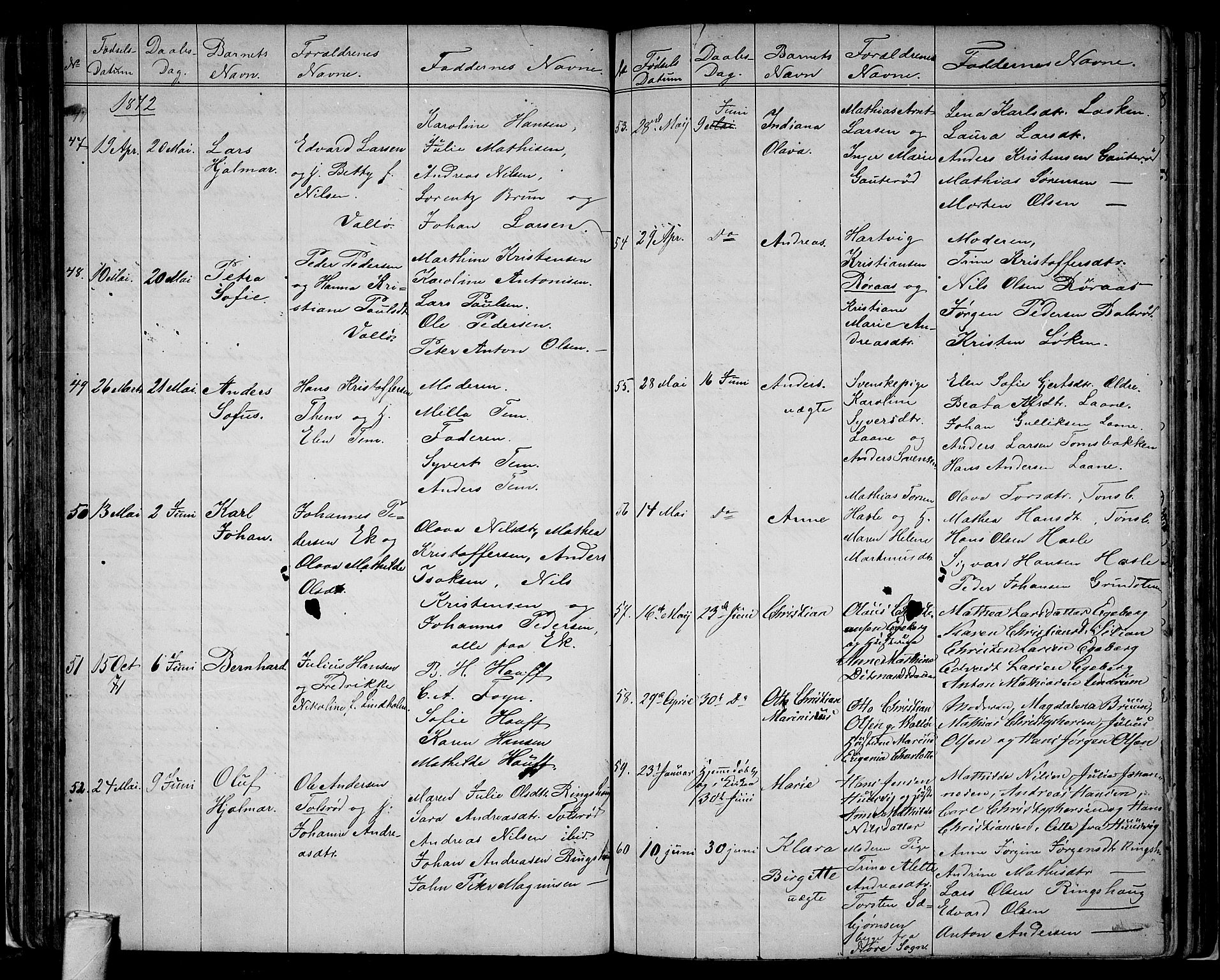 Sem kirkebøker, AV/SAKO-A-5/G/Ga/L0004: Parish register (copy) no. I 4, 1855-1877