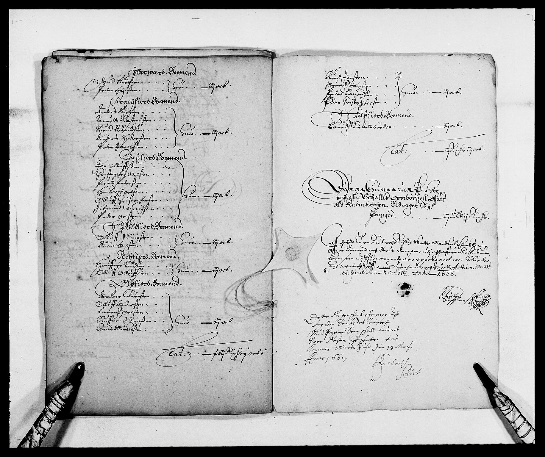 Rentekammeret inntil 1814, Reviderte regnskaper, Fogderegnskap, RA/EA-4092/R69/L4849: Fogderegnskap Finnmark/Vardøhus, 1661-1679, p. 92