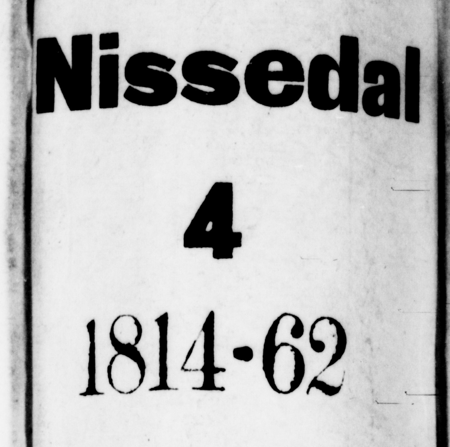 Nissedal kirkebøker, AV/SAKO-A-288/G/Gb/L0001: Parish register (copy) no. II 1, 1814-1862