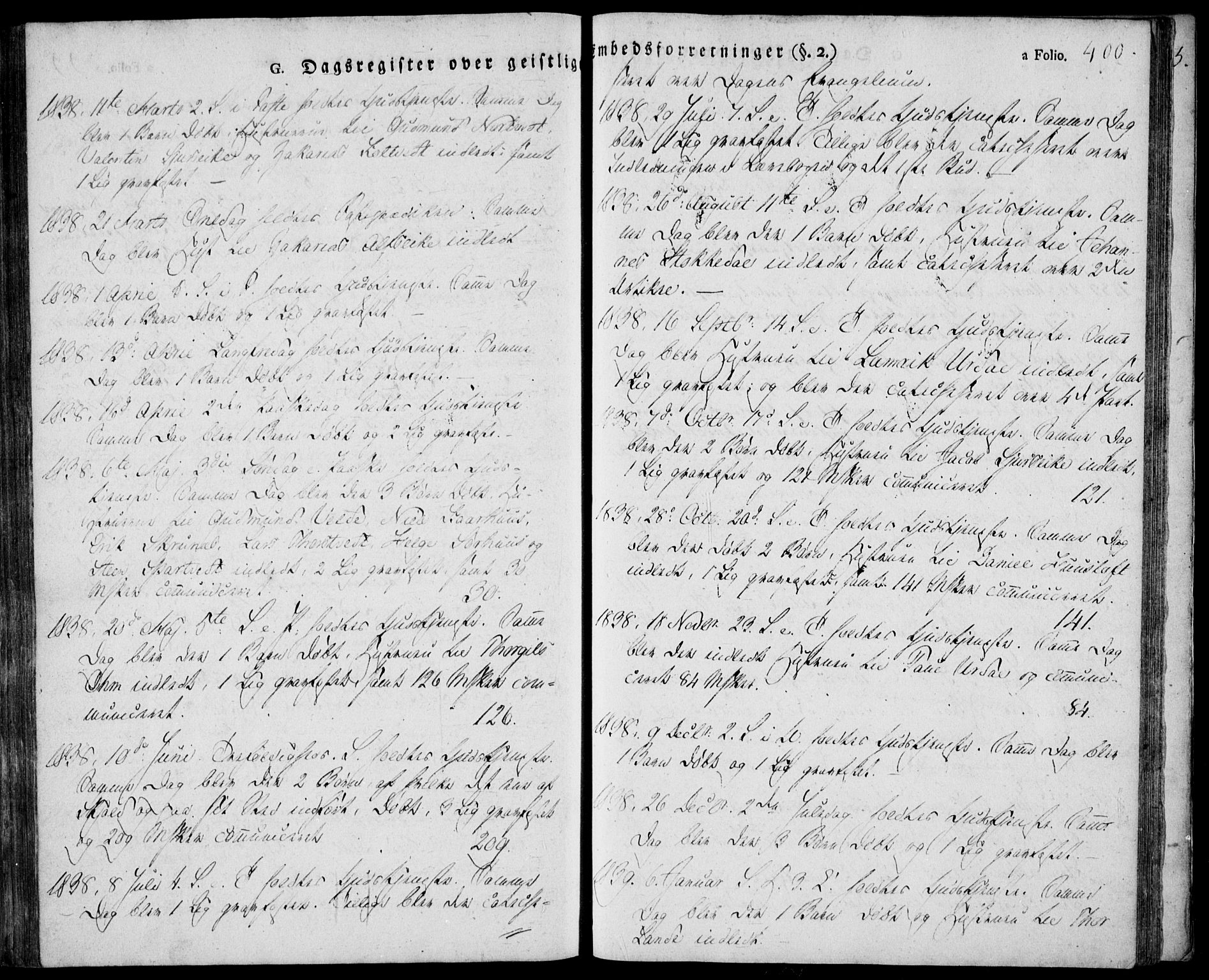 Skjold sokneprestkontor, AV/SAST-A-101847/H/Ha/Haa/L0005: Parish register (official) no. A 5, 1830-1856, p. 400