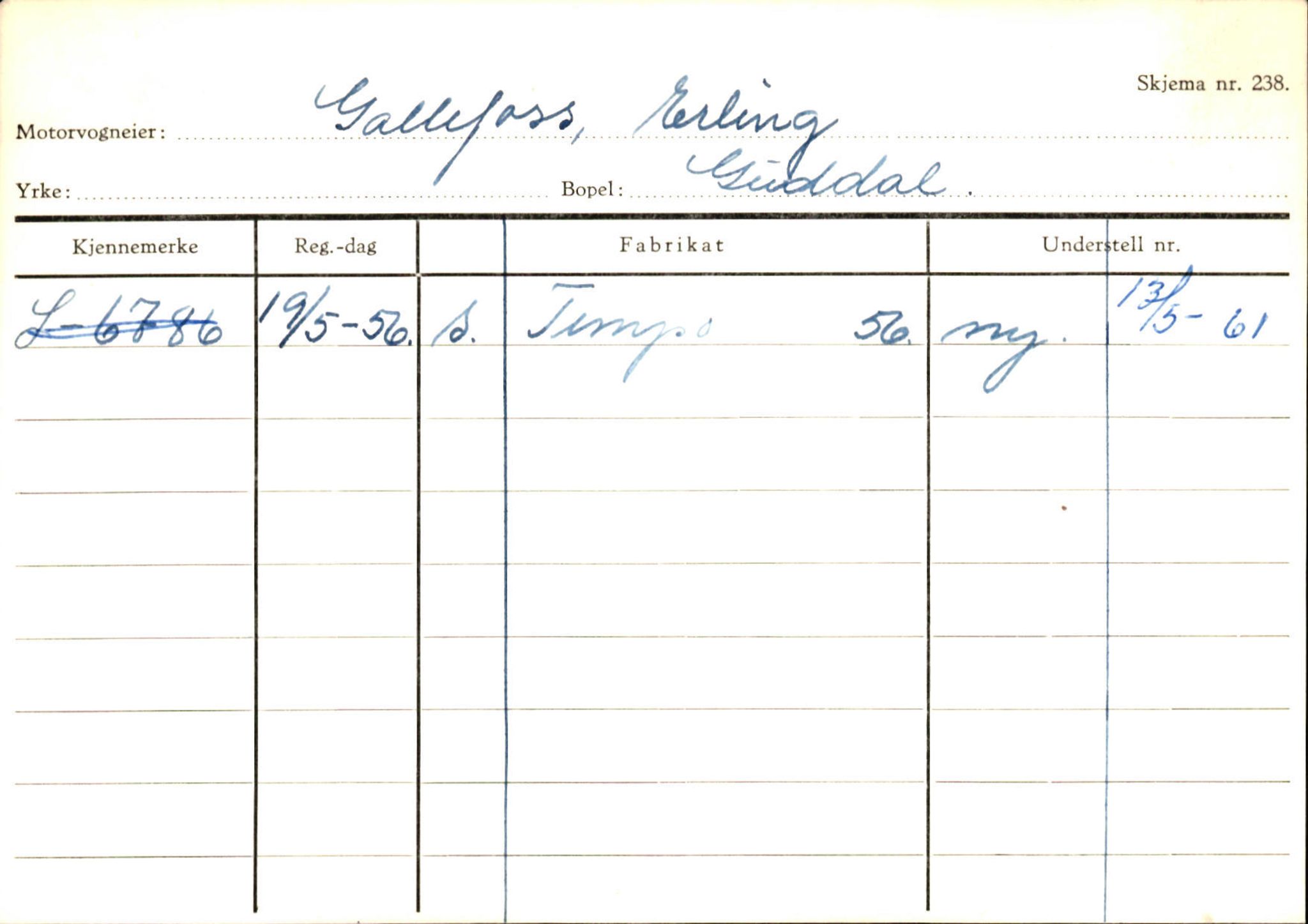 Statens vegvesen, Sogn og Fjordane vegkontor, AV/SAB-A-5301/4/F/L0125: Eigarregister Sogndal V-Å. Aurland A-Å. Fjaler A-N, 1945-1975, p. 1741