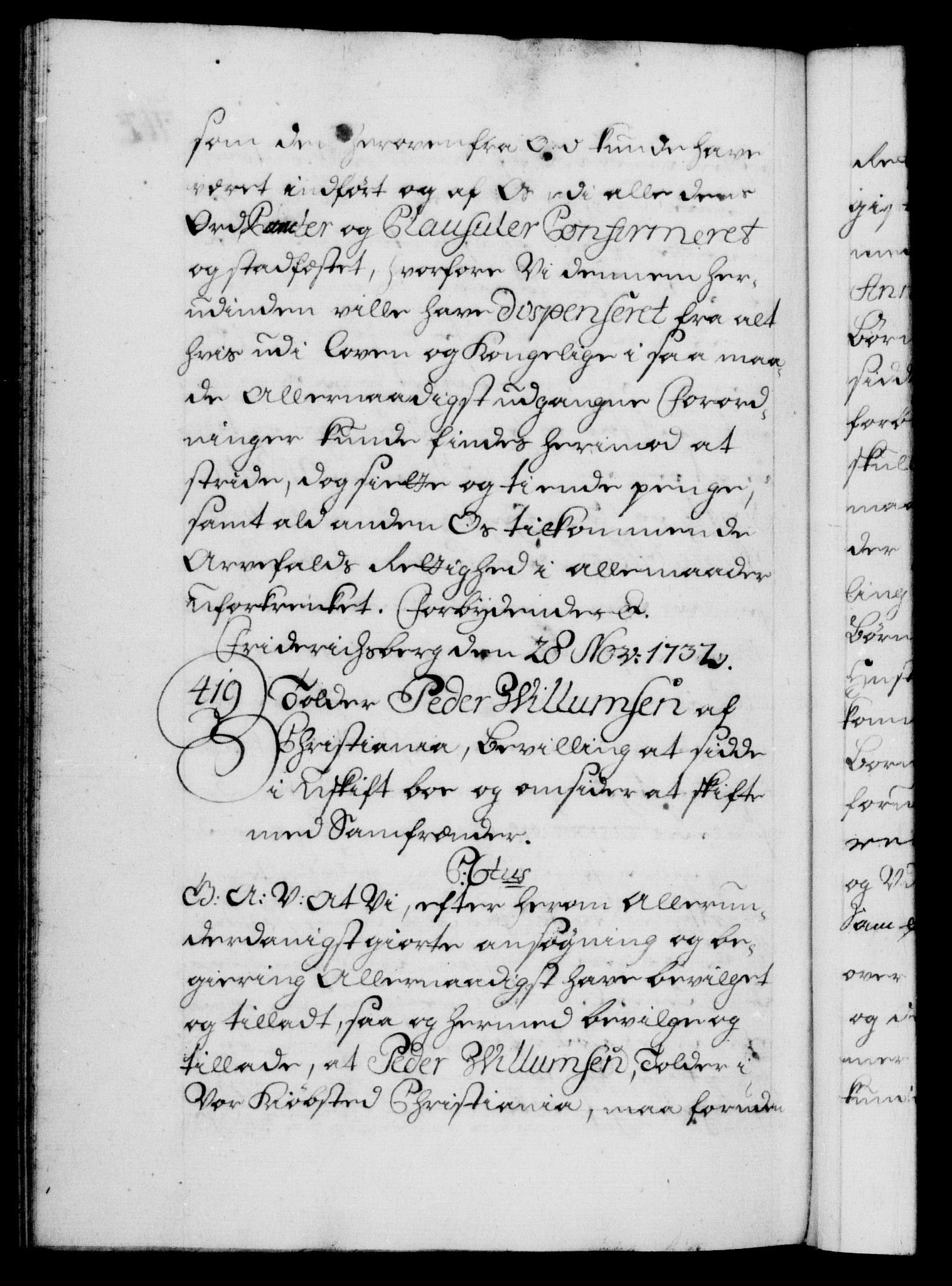 Danske Kanselli 1572-1799, RA/EA-3023/F/Fc/Fca/Fcaa/L0027: Norske registre, 1730-1732, p. 702b