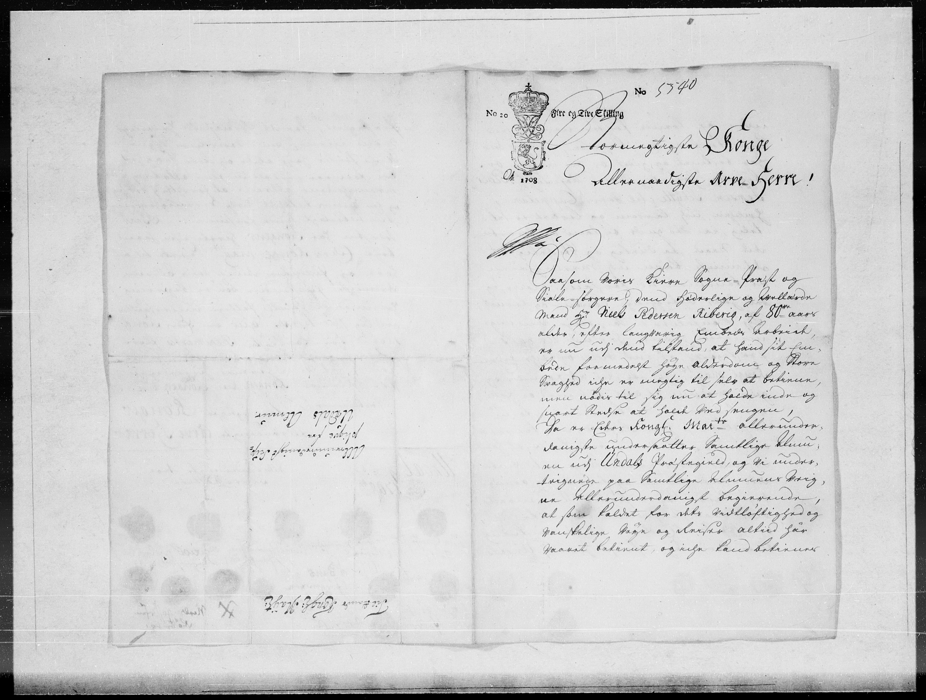 Danske Kanselli 1572-1799, AV/RA-EA-3023/F/Fc/Fcc/Fcca/L0066: Norske innlegg 1572-1799, 1708, p. 220