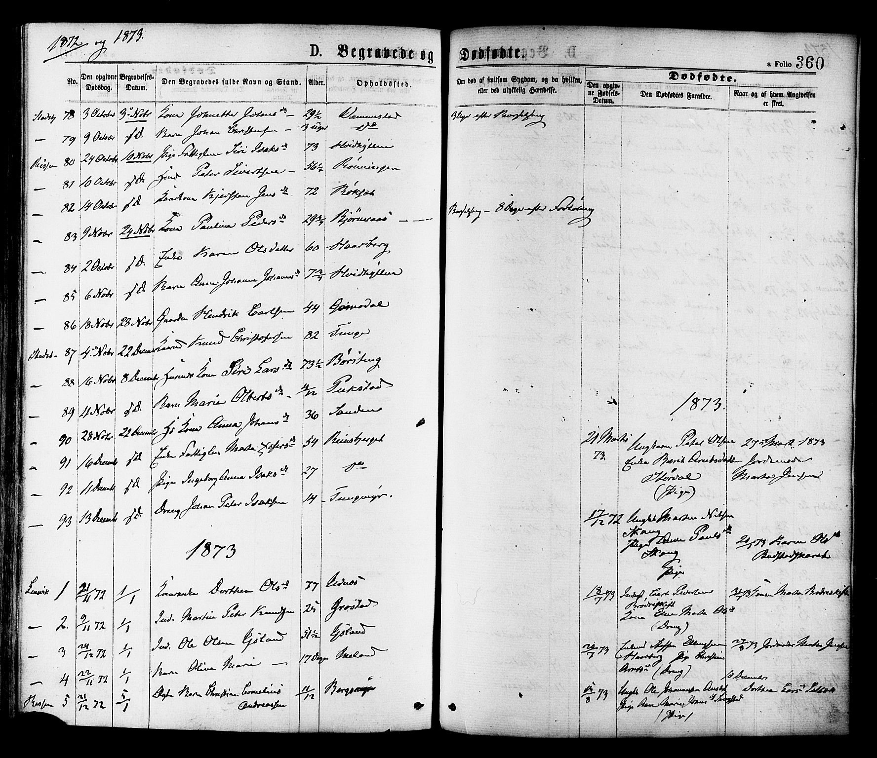Ministerialprotokoller, klokkerbøker og fødselsregistre - Sør-Trøndelag, AV/SAT-A-1456/646/L0613: Parish register (official) no. 646A11, 1870-1884, p. 360