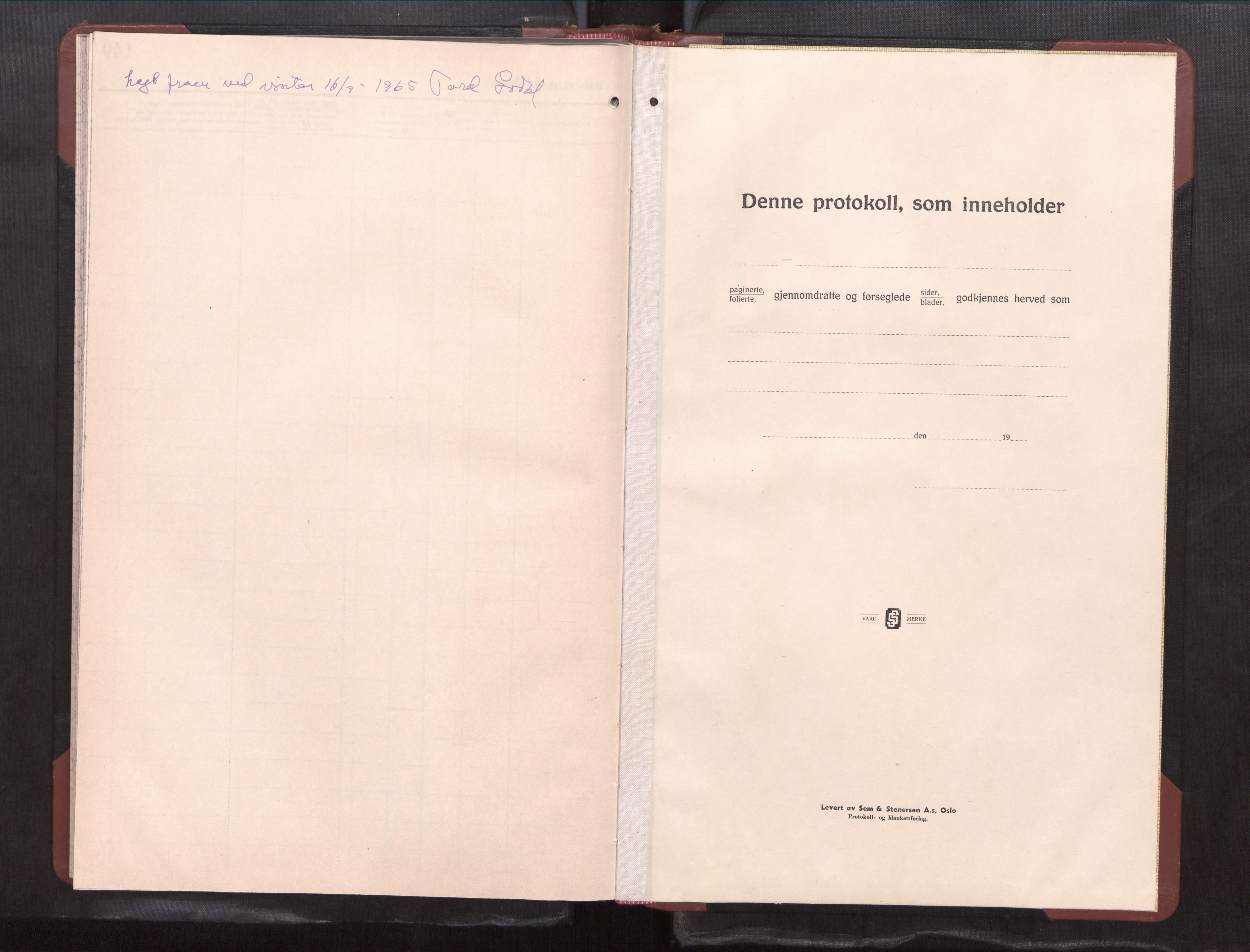 Ministerialprotokoller, klokkerbøker og fødselsregistre - Møre og Romsdal, AV/SAT-A-1454/597/L1066: Parish register (copy) no. 597---, 1954-1965